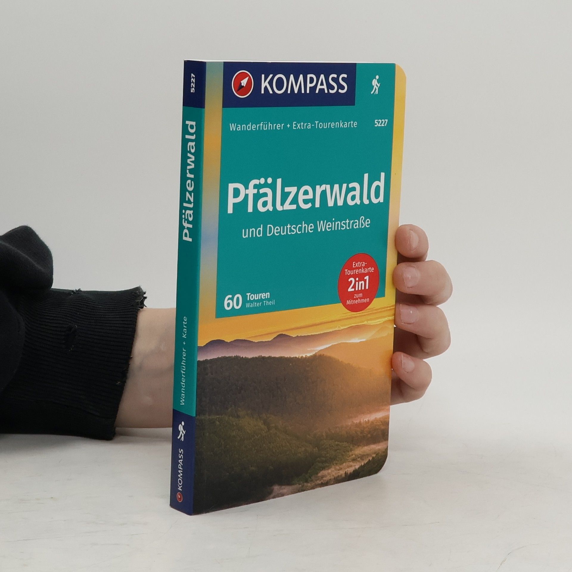KOMPASS Wanderführer Pfälzerwald und Deutsche Weinstraße 1:55.000
