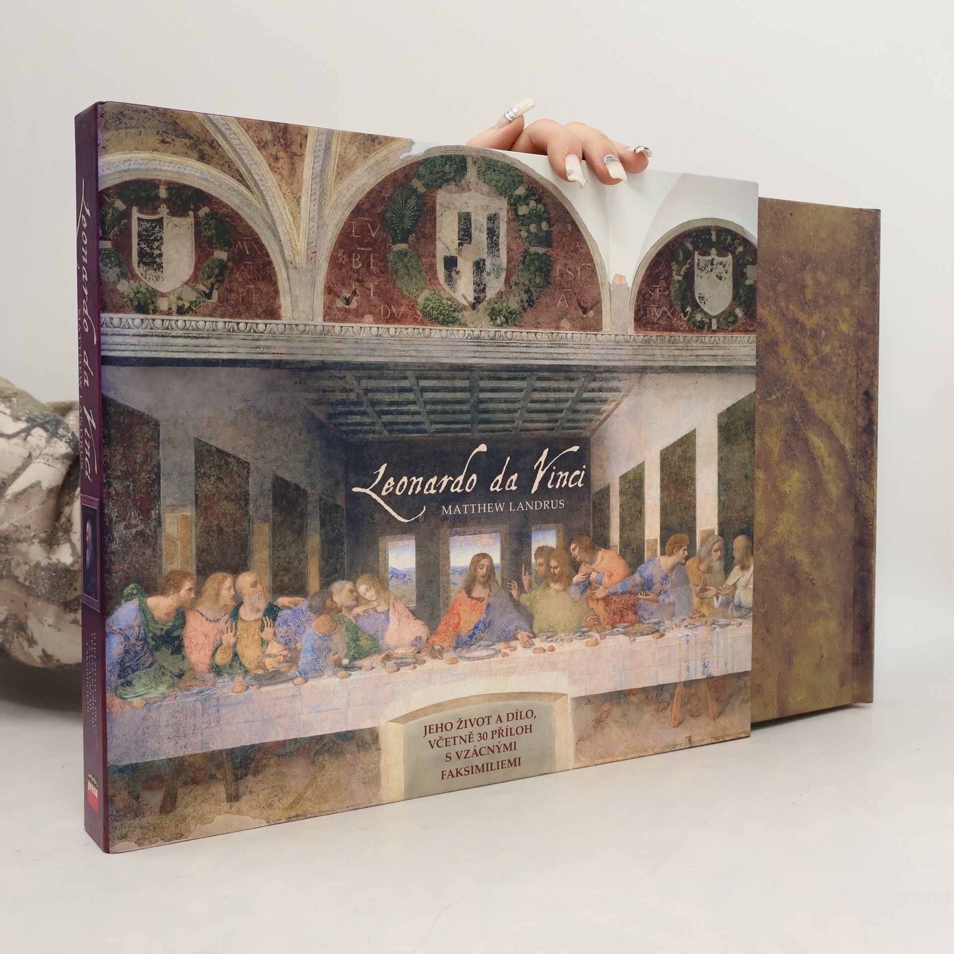 Leonardo da Vinci: jeho život a dílo včetně 30 příloh se vzácnými faksimiliemi