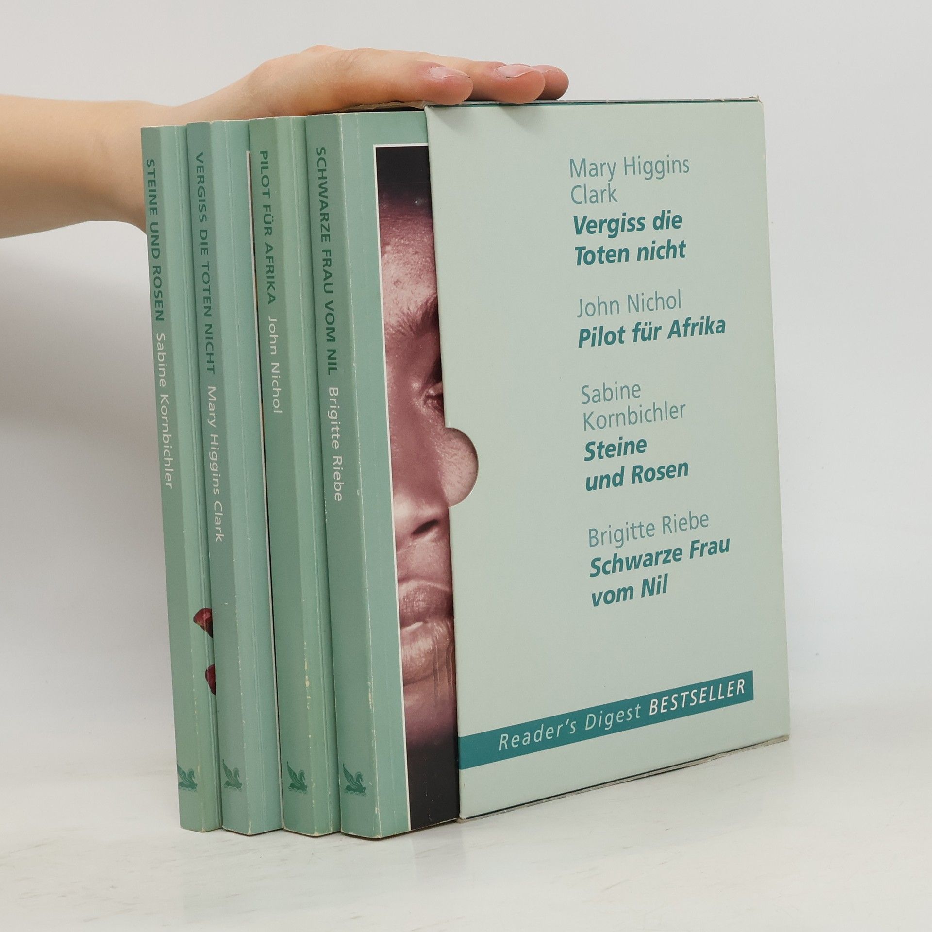 Mary Higgins Clark Vergiss die toten nicht. Pilot für Afrika. Steine und Rosen Schwarze Frau vom Nil