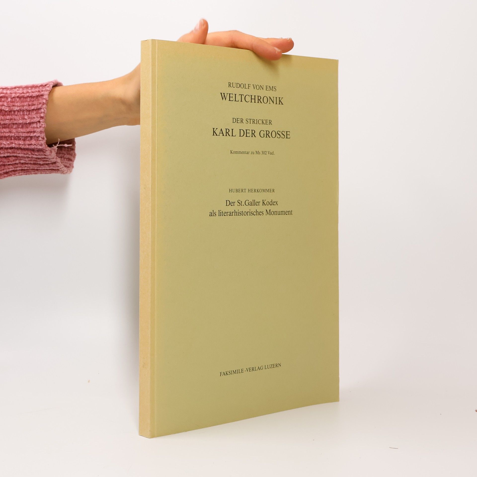 Ellen Judith Beer Rudolf von Ems Weltchronik Der Stricker Karl der Grosse