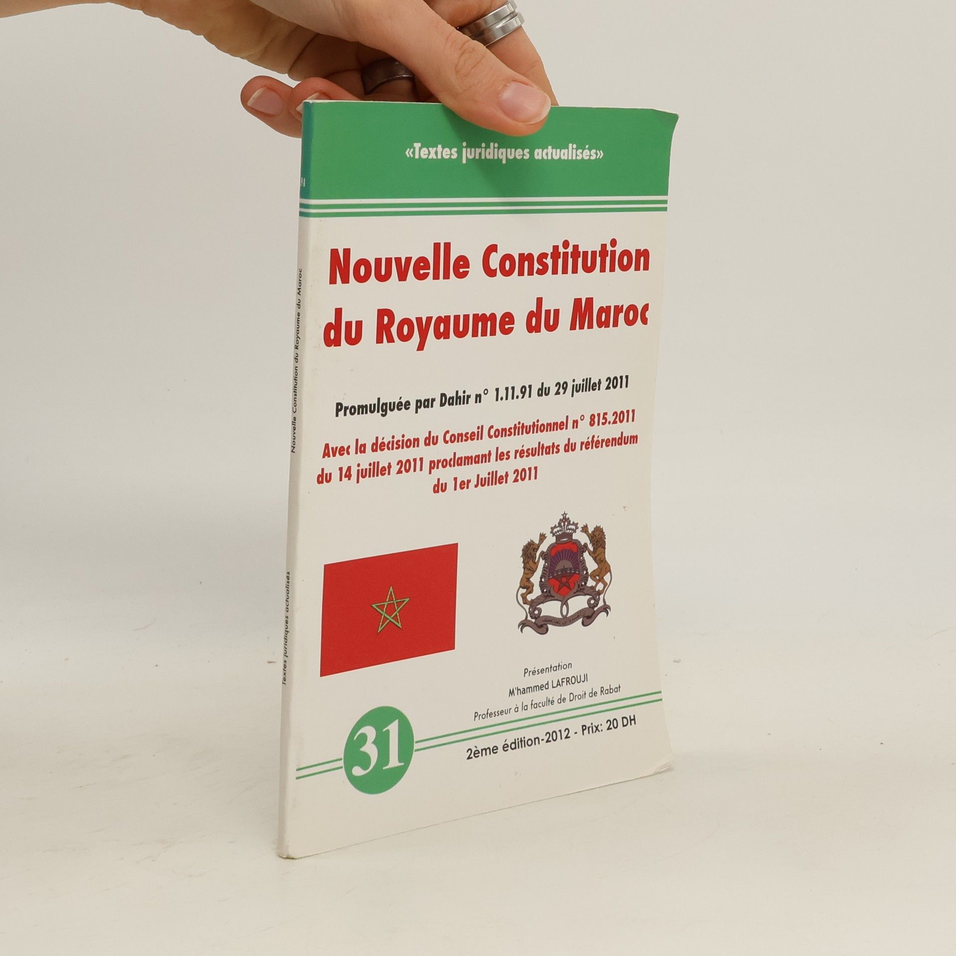 AA.VV. La nouvelle Constitution du Royaume du Maroc