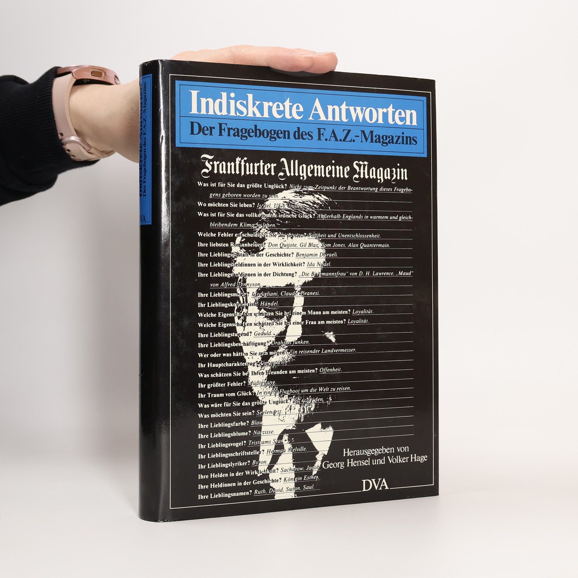 Georg Hensel Indiskrete Antworten