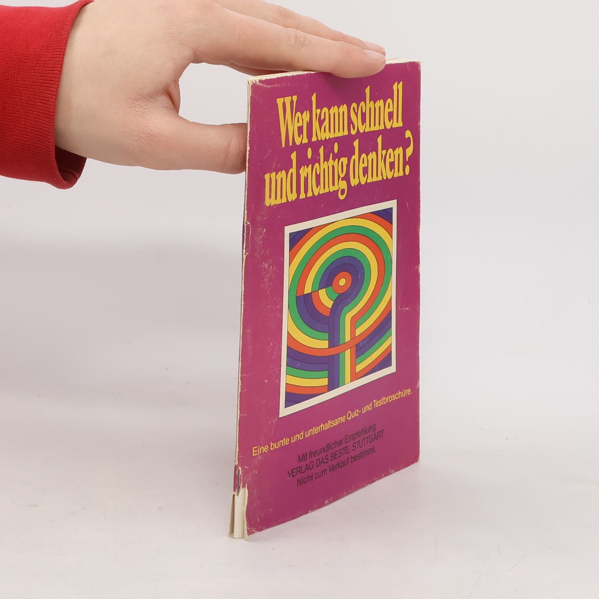 Autores varios Wer kann schnell und richtig denken?