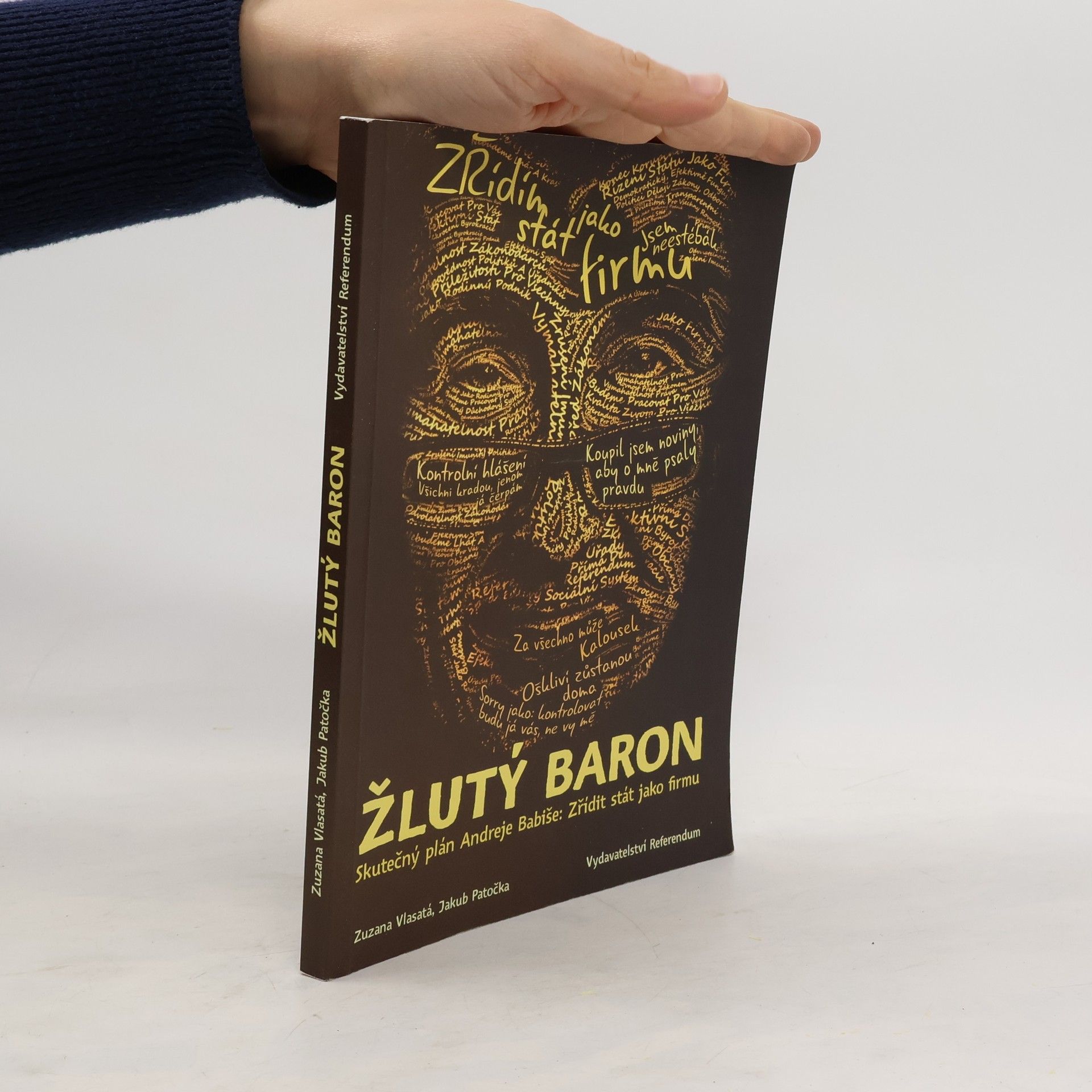 Zuzana Vlasatá Žlutý baron. Skutečný plán Andreje Babiše. Zřídit stát jako firmu