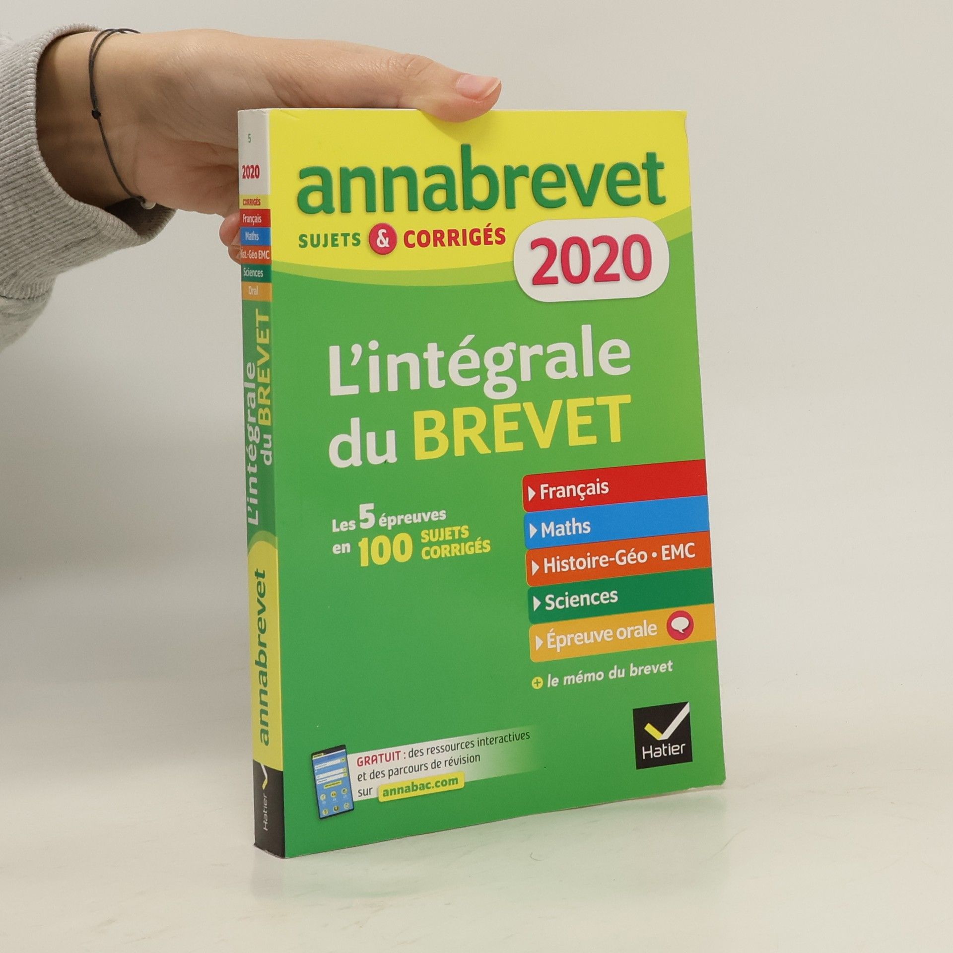 Christine Formond Annales du brevet Annabrevet 2020 L'intégrale 3e