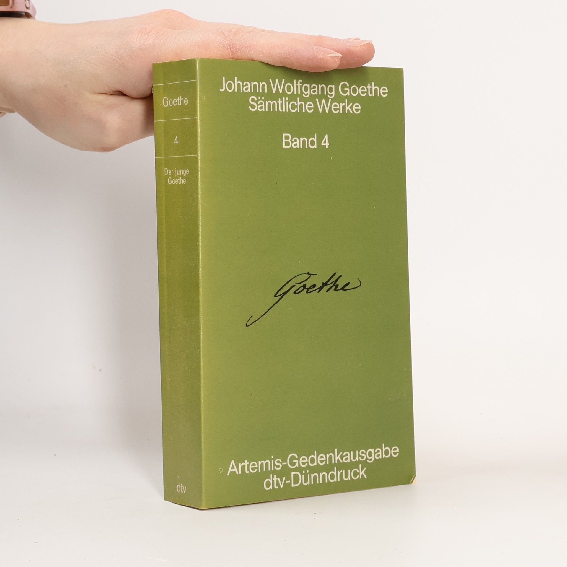 Johann Wolfgang von Goethe Sämtliche Werke. Band 4