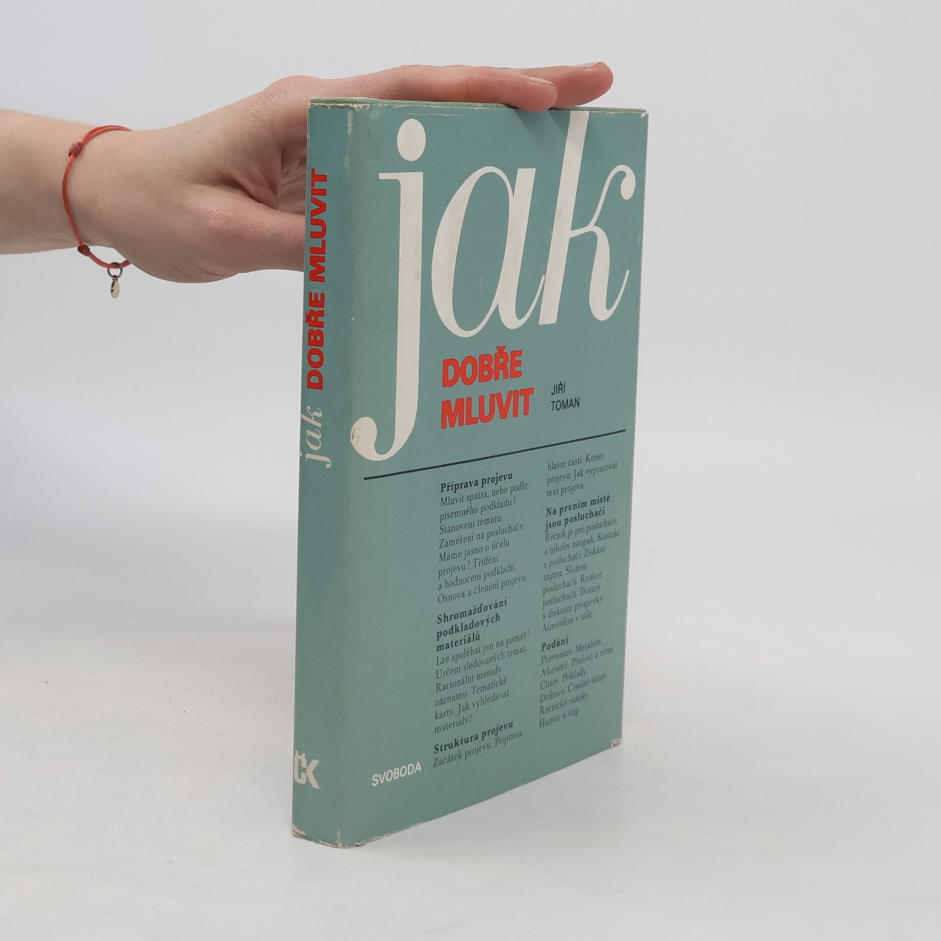 Jiří Toman Jak dobře mluvit
