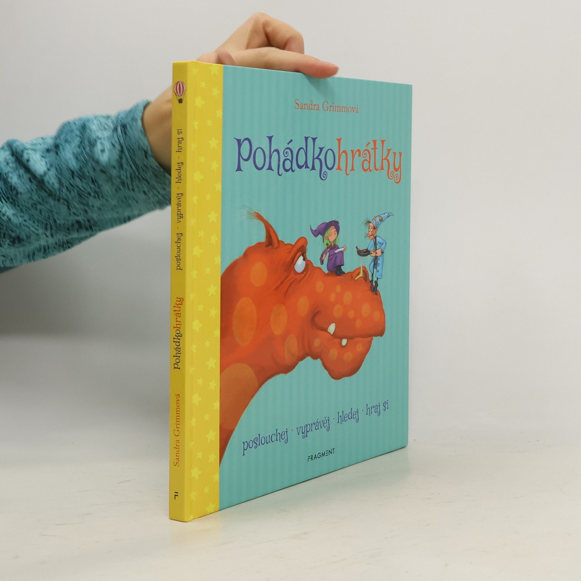 Sandra Grimm Pohádkohrátky : čarodějnice, draci, kouzelníci