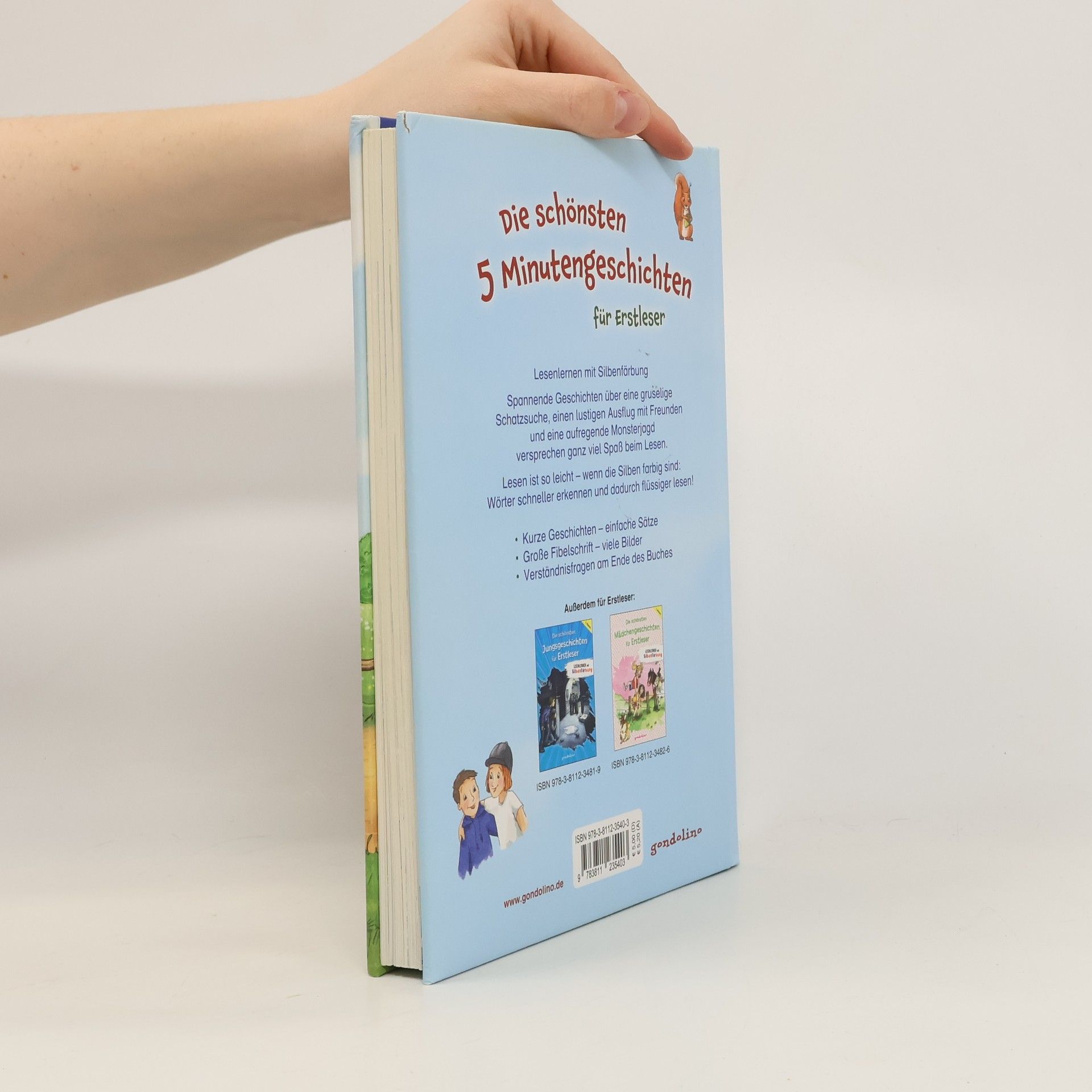Kolektív autorov Die schönsten 5 Minutengeschichten für Erstleser (Mädchen Jungen), 2. Klasse - Leichter lesen mit Silbenfärbung - Kinderbücher a