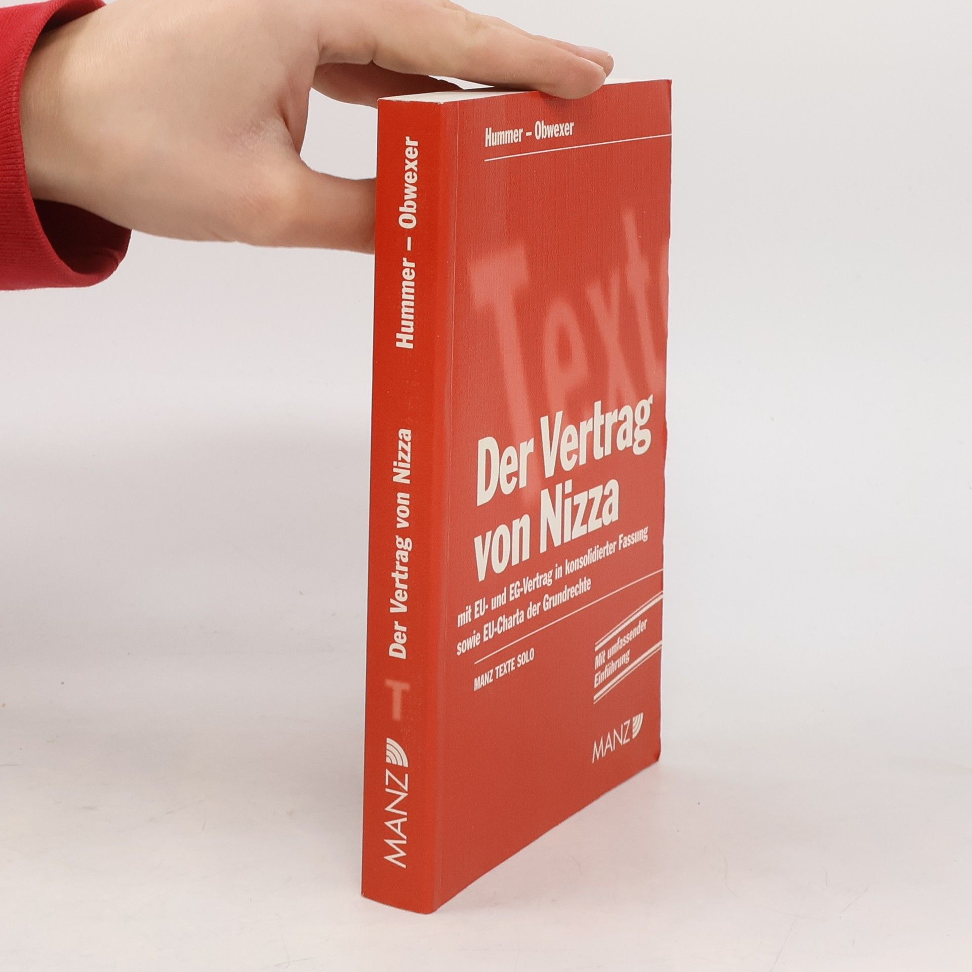 Waldemar Hummer Der Vertrag von Nizza