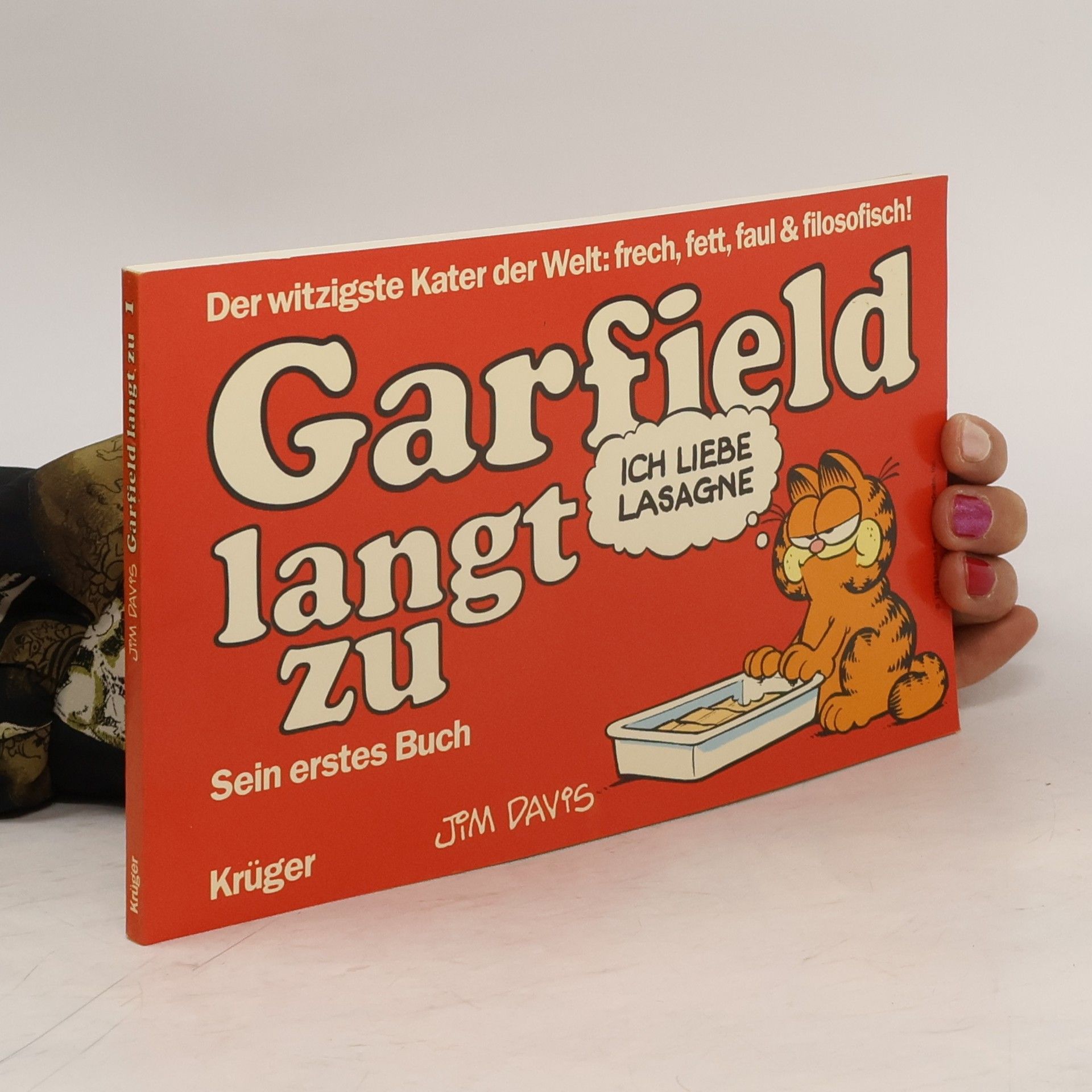 Jim Davis Garfield langt zu