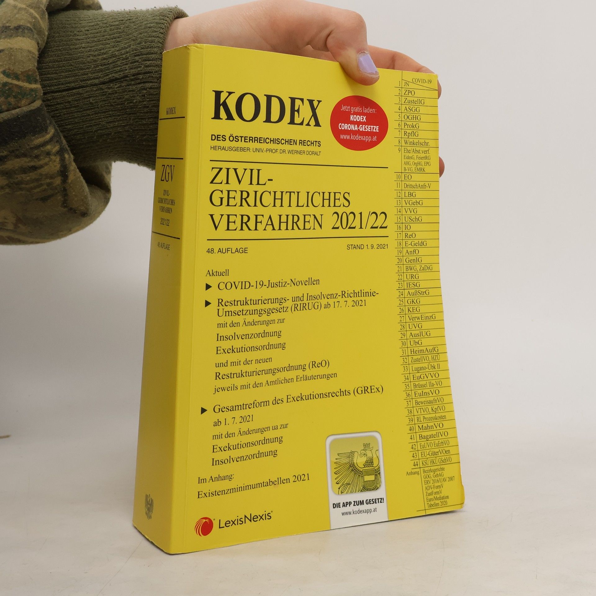 AA.VV. KODEX: Zivilgerichtliches Verfahren 2021/22