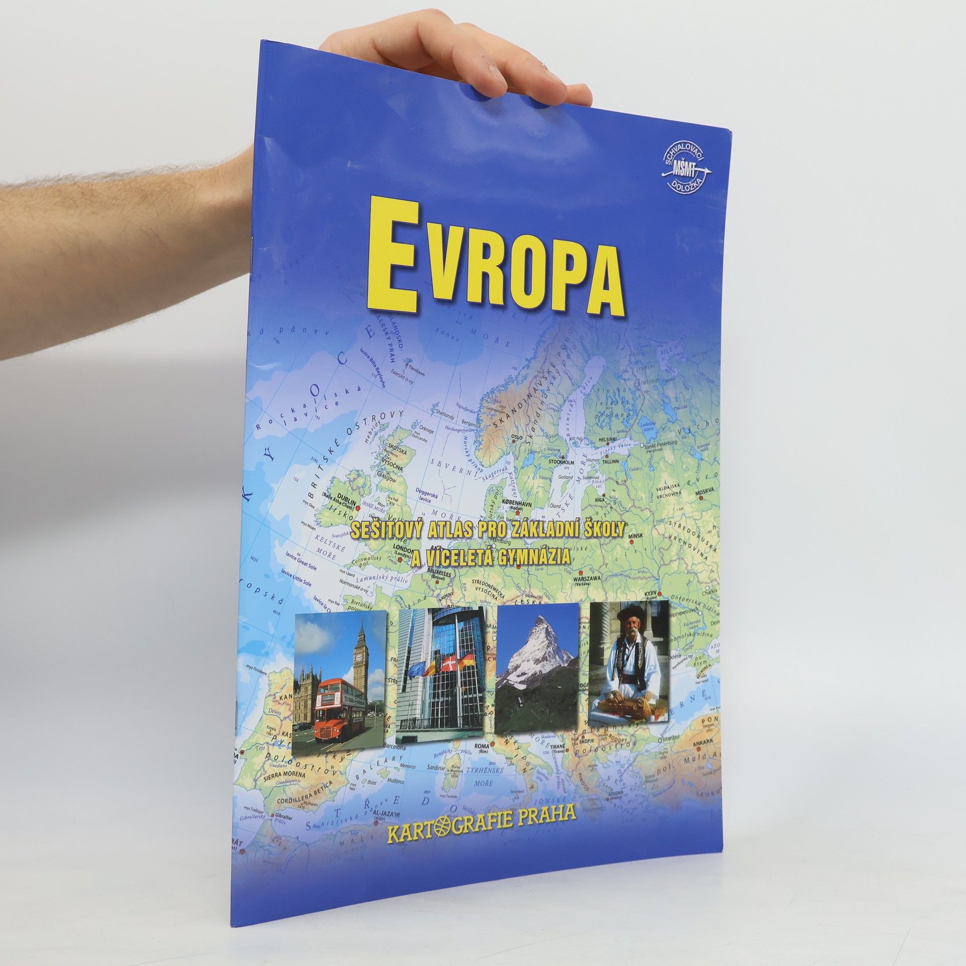 Kolektív autorov Evropa sešitový atlas pro základní školy a víceletá gymnázia