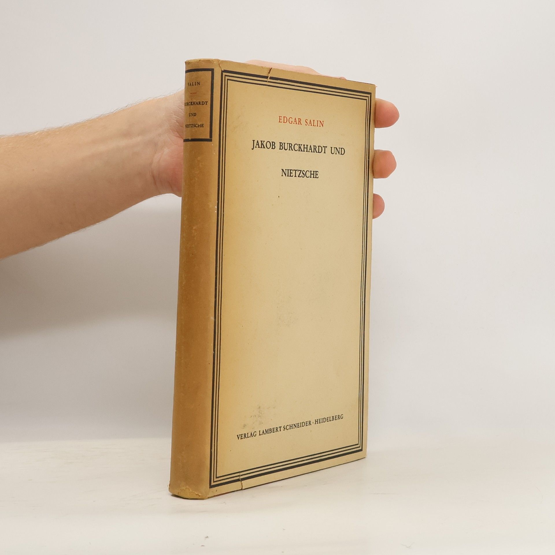 Jakob Burckhardt und Nietzsche