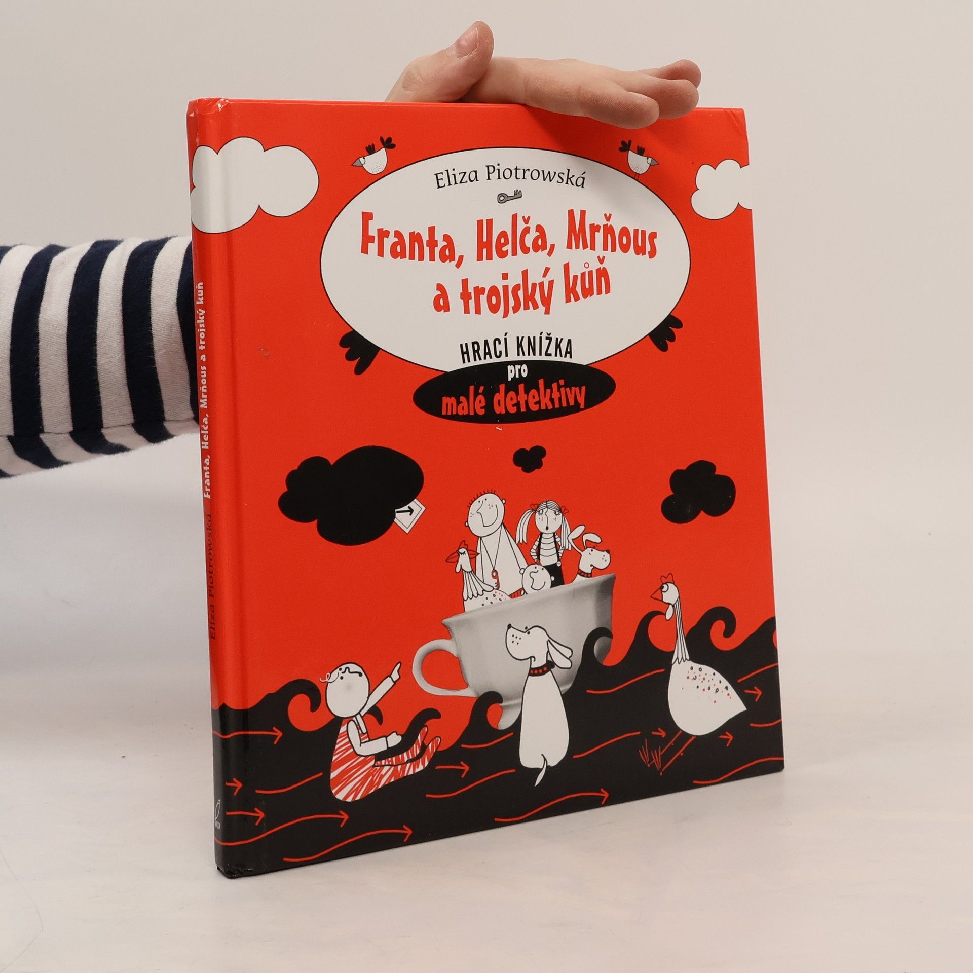 Eliza Piotrowska Franta, Helča, Mrňous a trojský kůň : hrací knížka pro malé detektivy