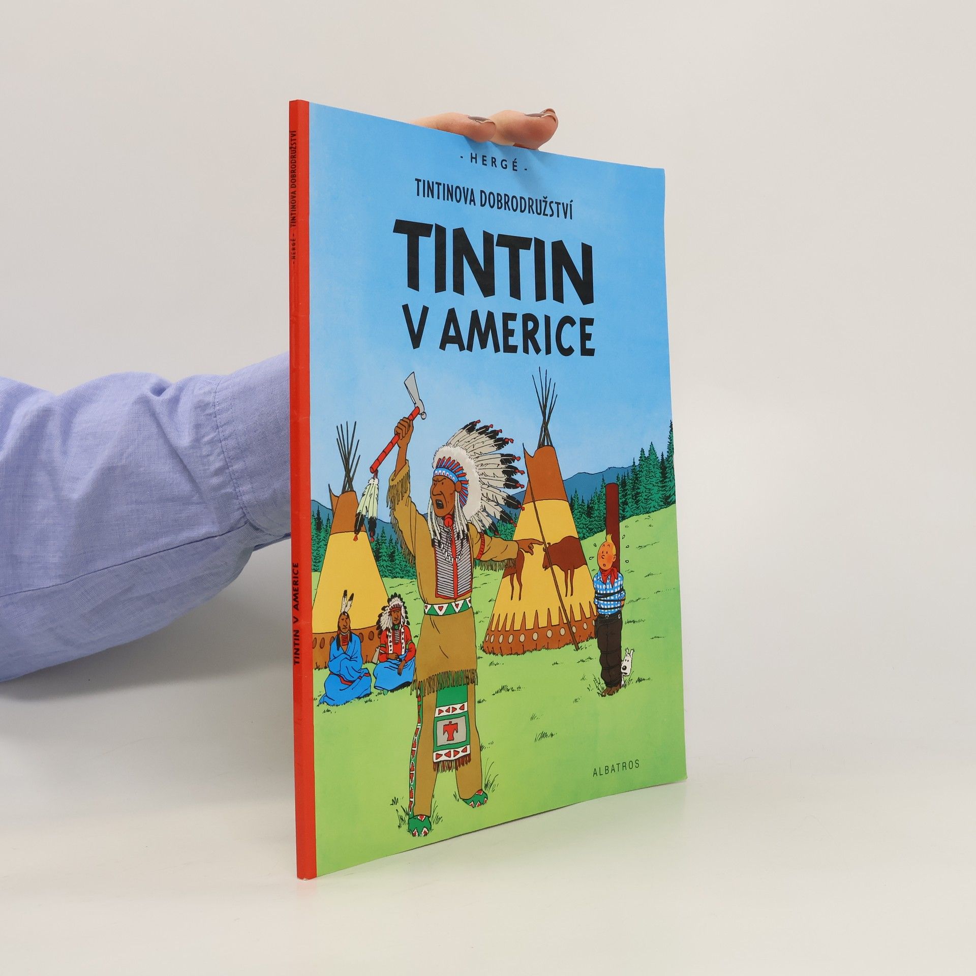 Hergé Tintin v Americe