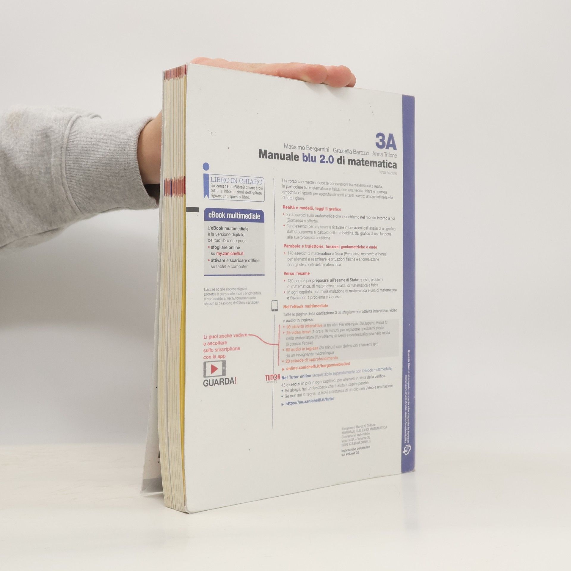Massimo Bergamini 3A Manuale blu 2.0 di matematica