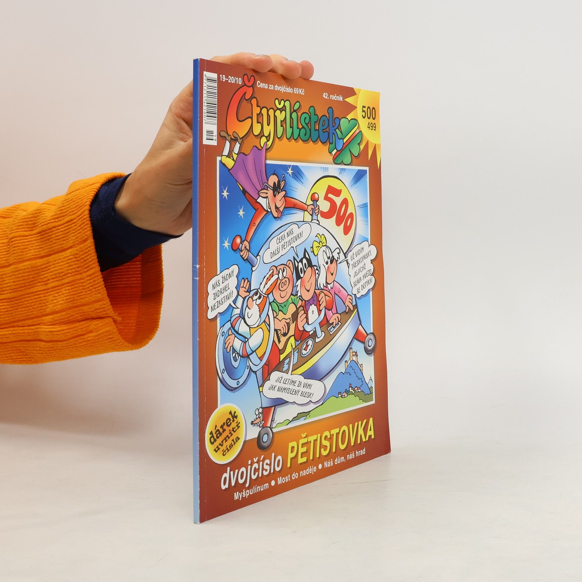 Various authors Čtyřlístek dvojčíslo: Pětistovka (číslo 499 a 500)