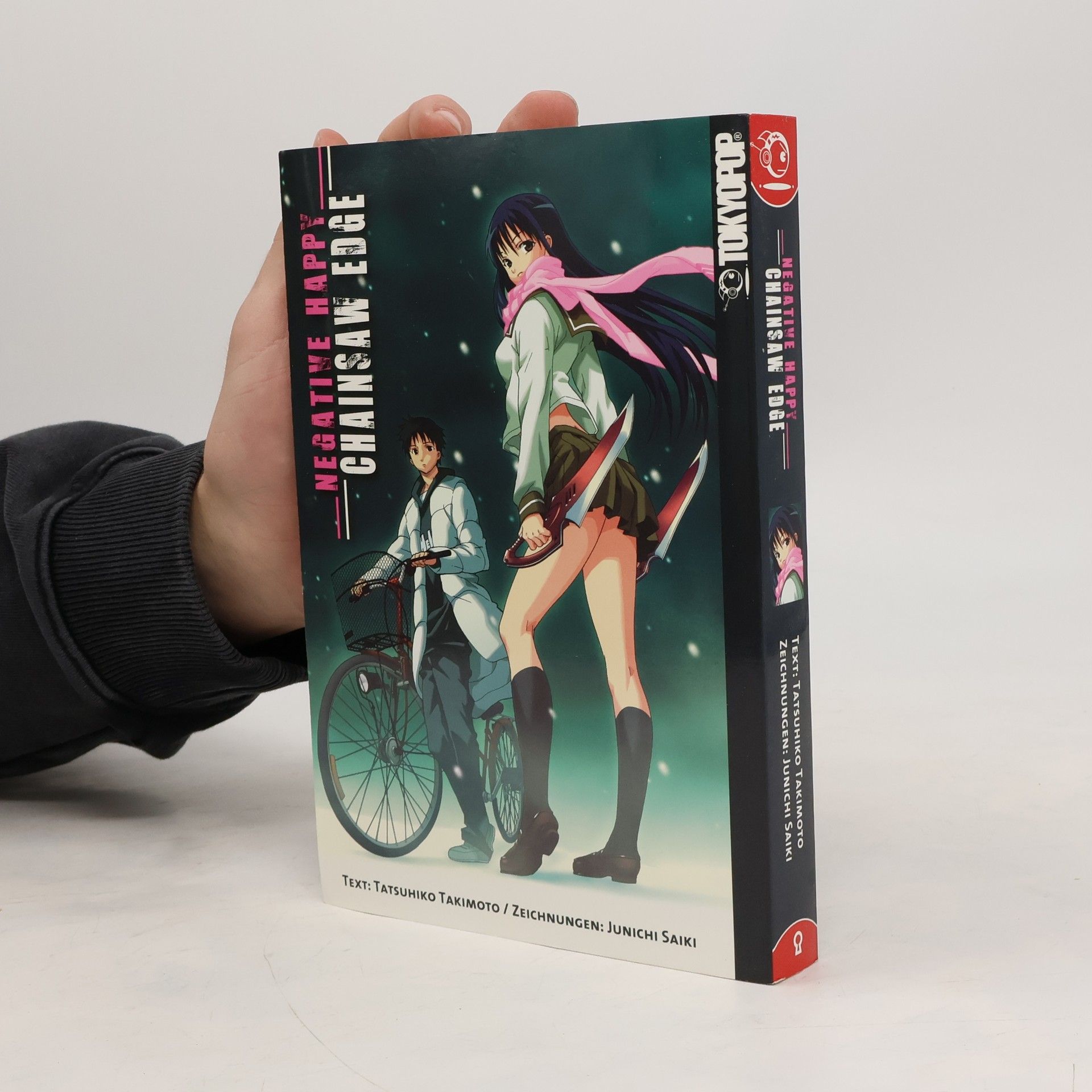 Negative happy chainsaw edge