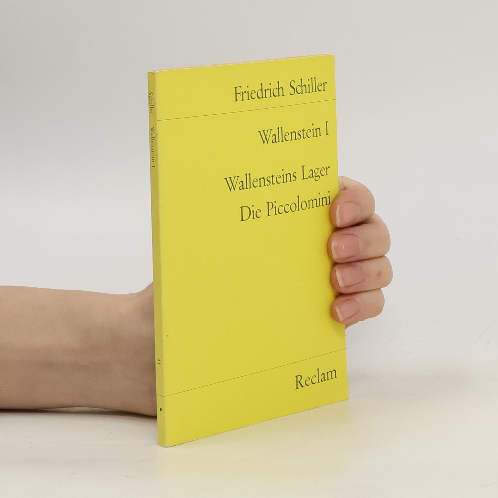 Friedrich Schiller Wallenstein I, Wallensteins Lager, Die Piccolomini