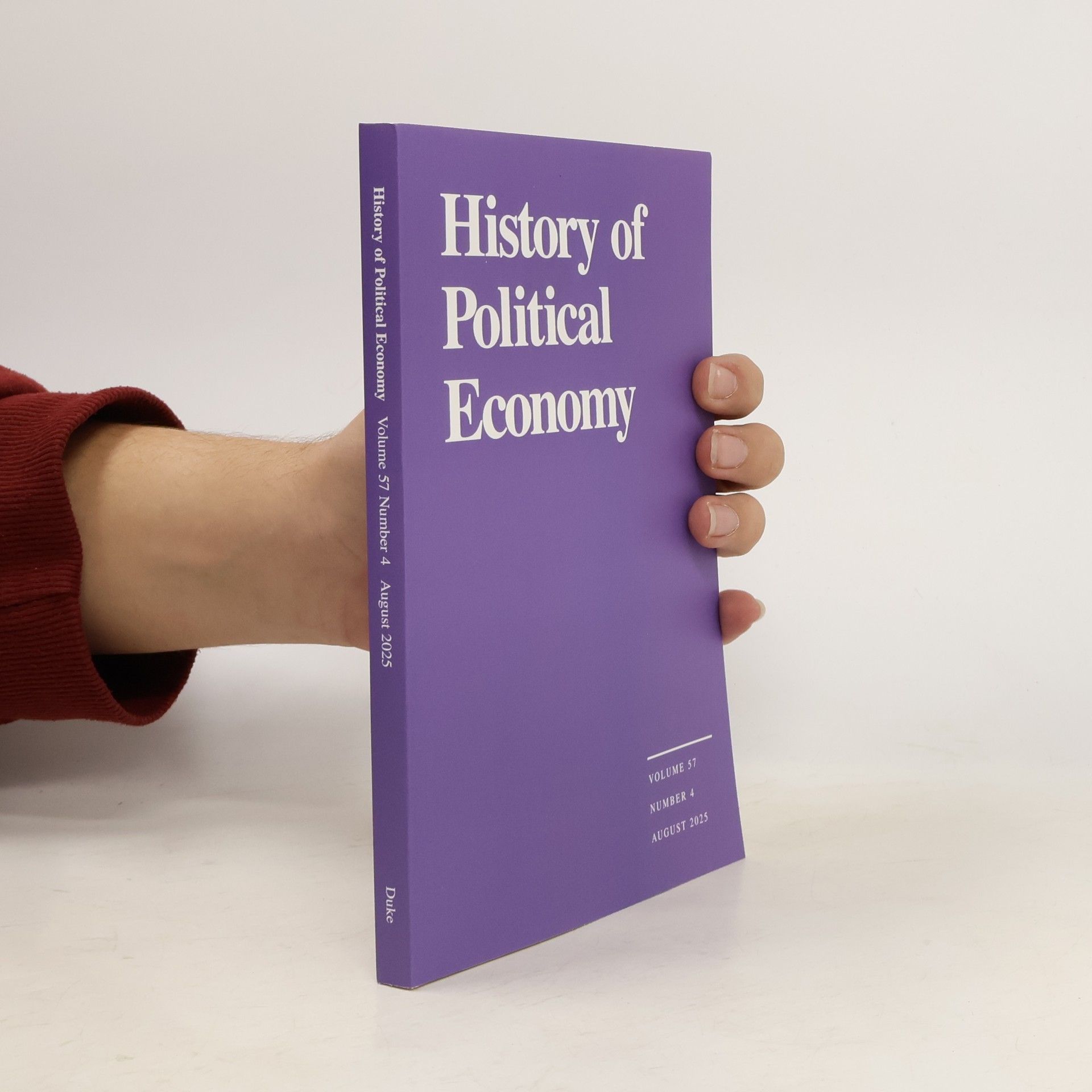 Collectif d'auteurs History of Political Economy
