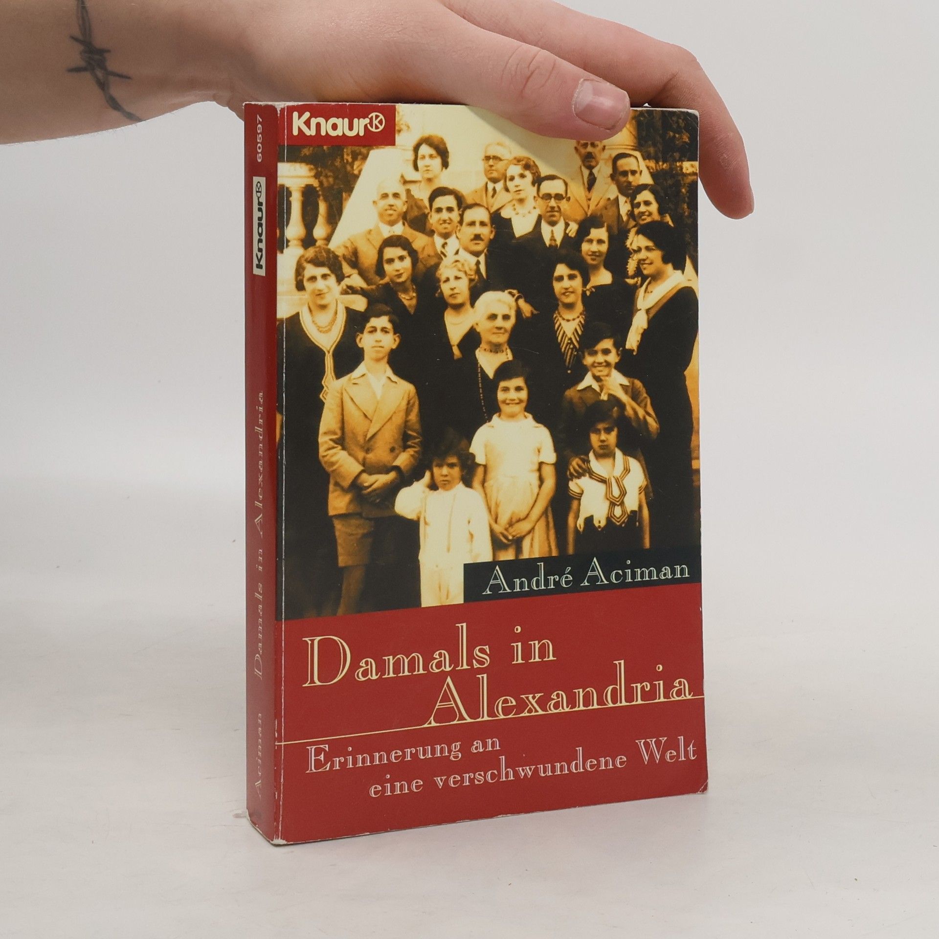 André Aciman Damals in Alexandria