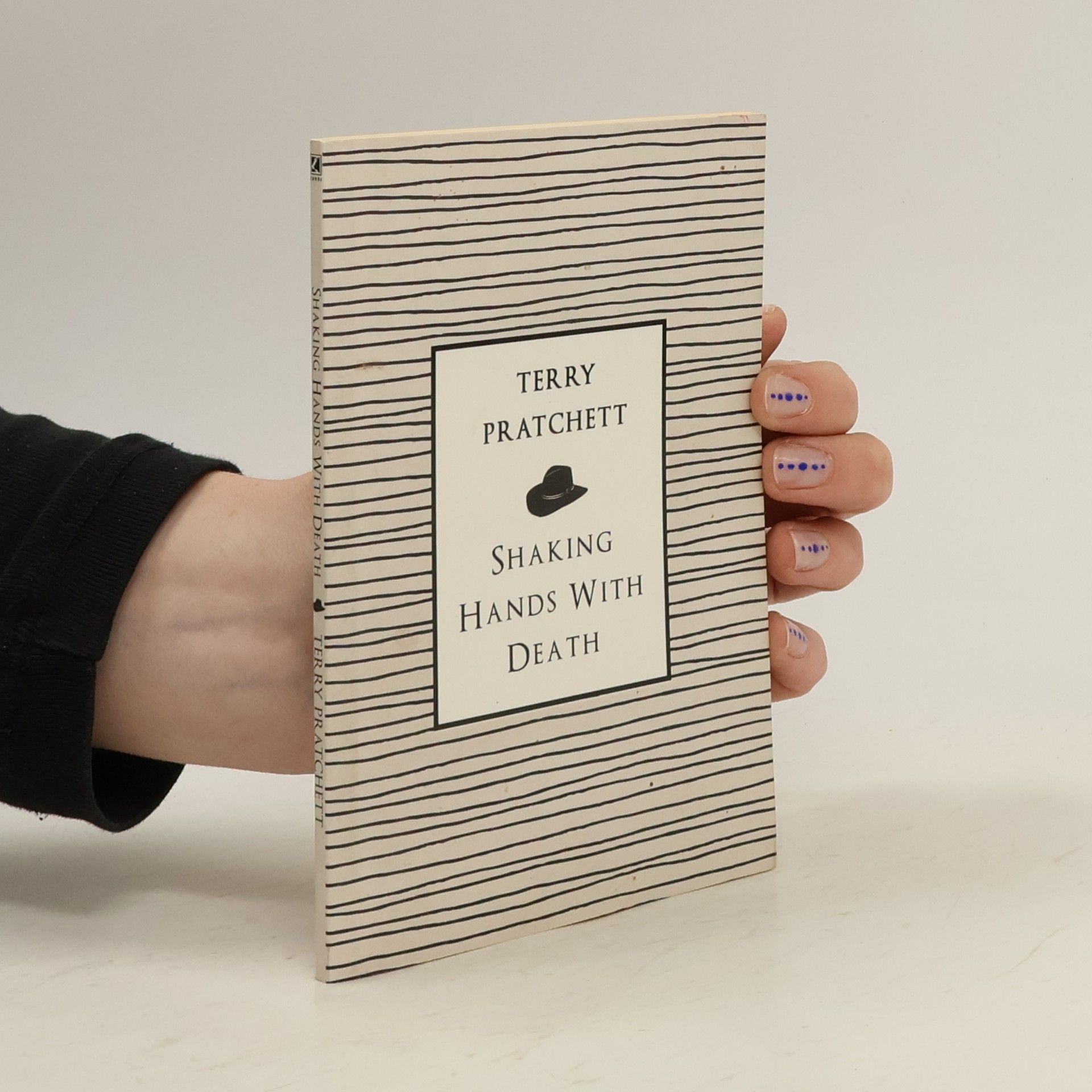 Terry Pratchett Shaking hands with death