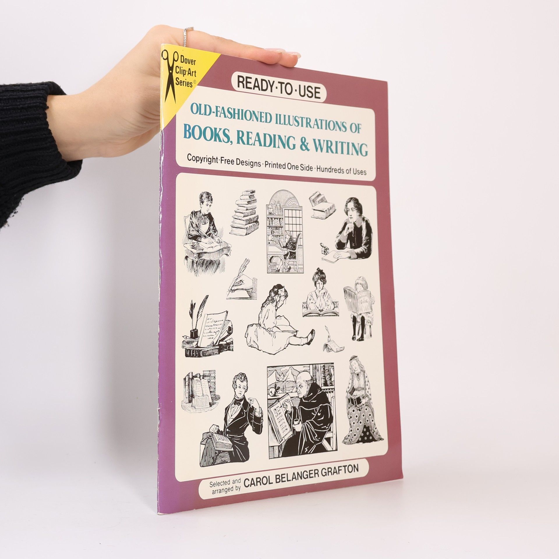 Carol Belanger Grafton Ready-to-Use Old-Fashioned Illustrations of Books, Reading and Writing