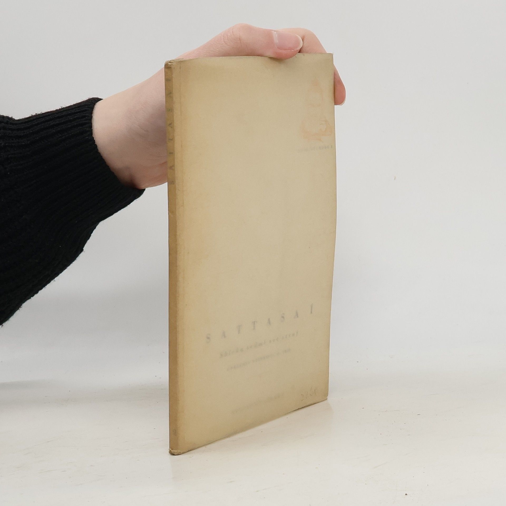 Oldřich Friš Sattasaí. Sbírka sedmi set strof