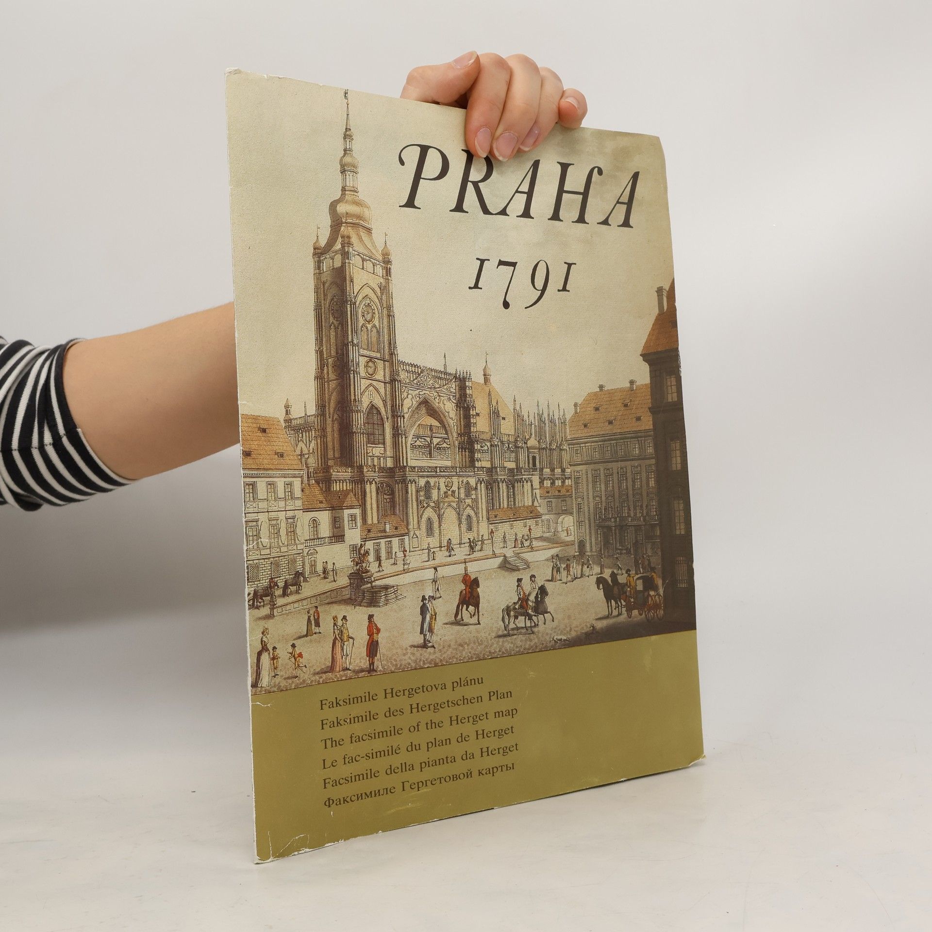 Franz Anton Herget Praha 1791 : faksimile Hergetova plánu