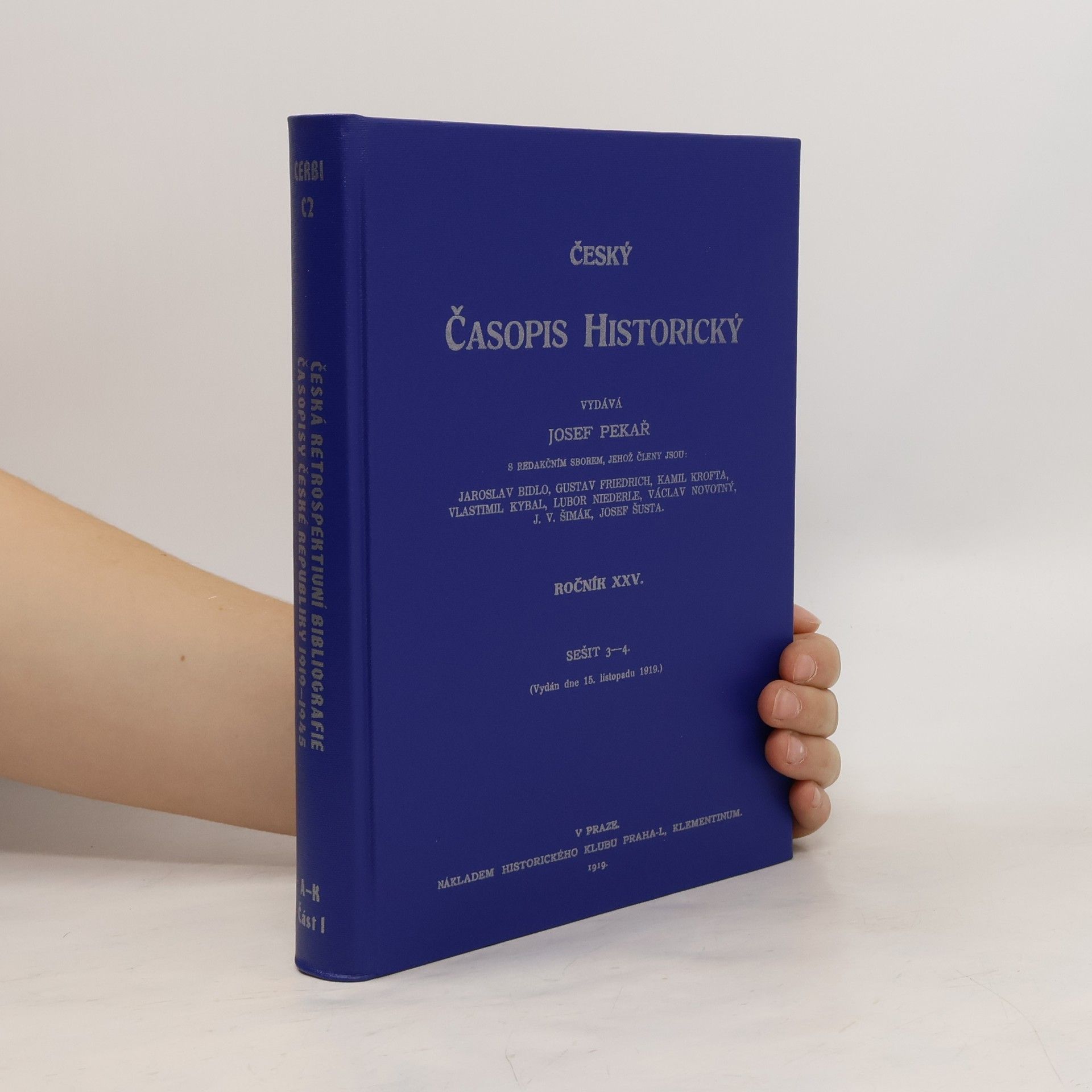 Jaromír Kubíček Český časopis historický 1 - 4