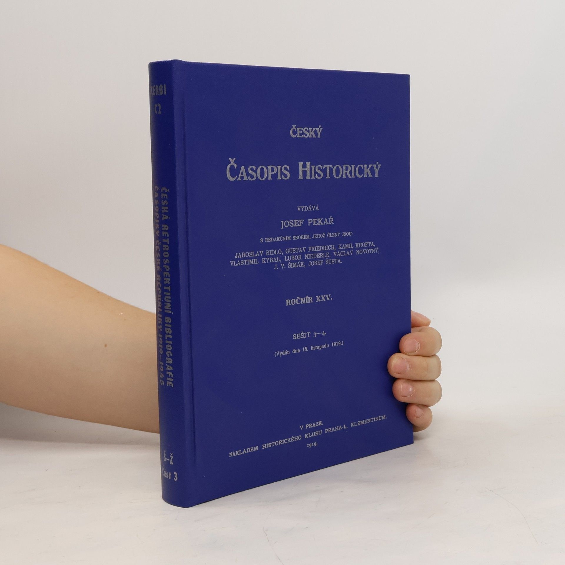 Jaromír Kubíček Český časopis historický 1 - 4