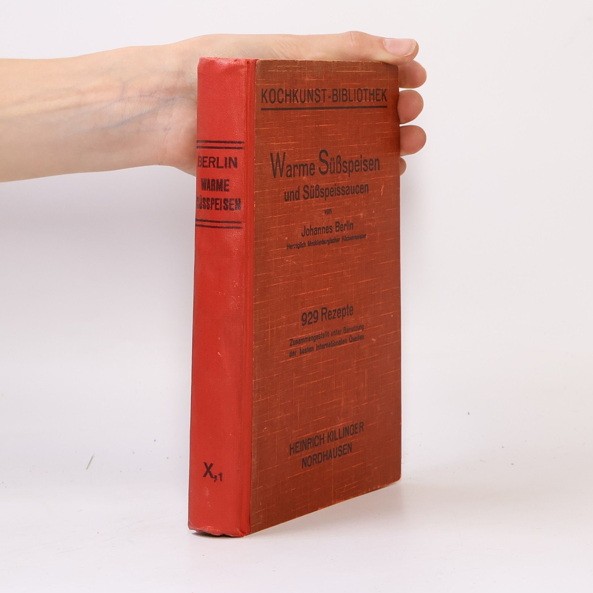 Johannes Berlin Warme Süßspeisen und Süßspeissaucen