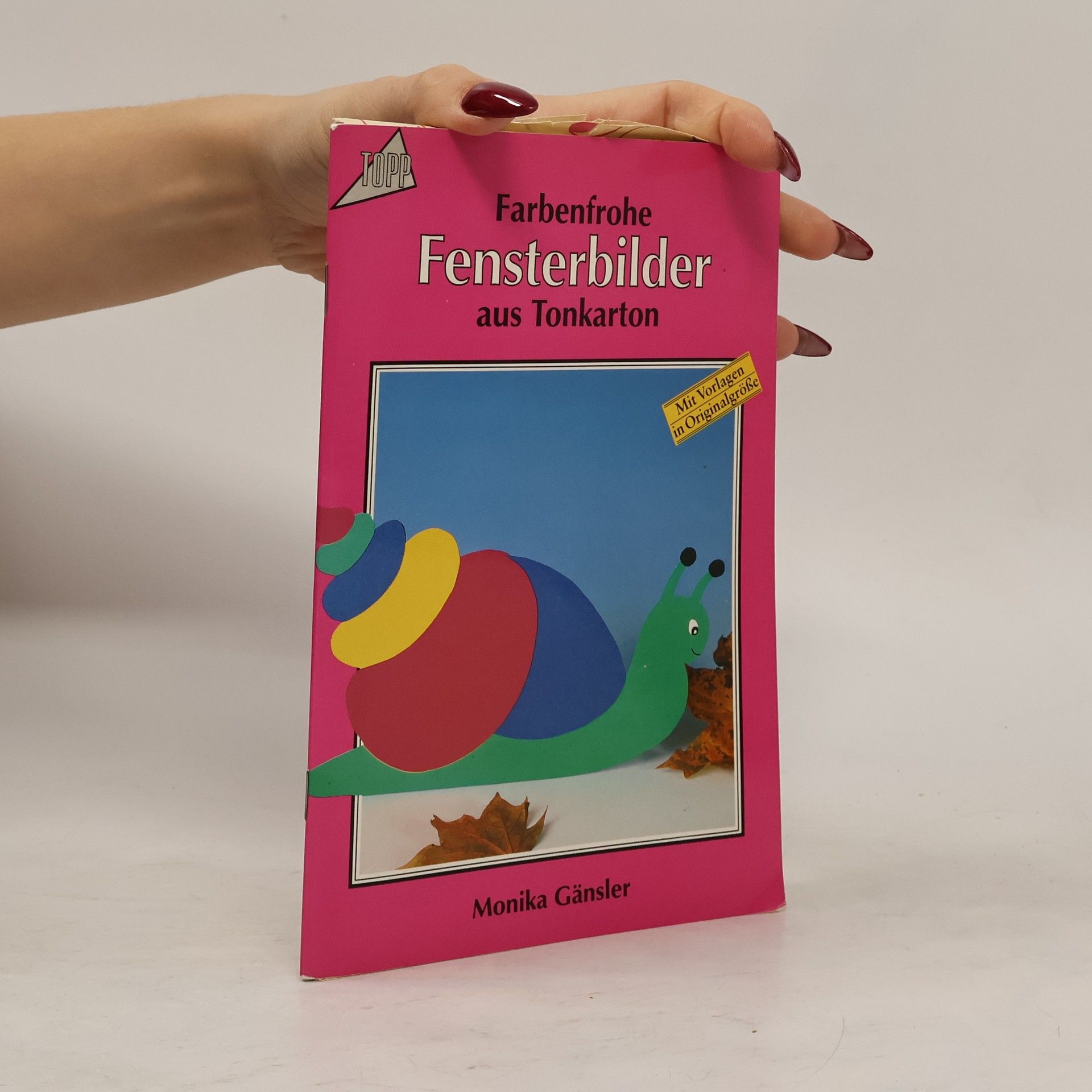 Monika Gänsler Farbenfrohe Fensterbilder aus Tonkarton