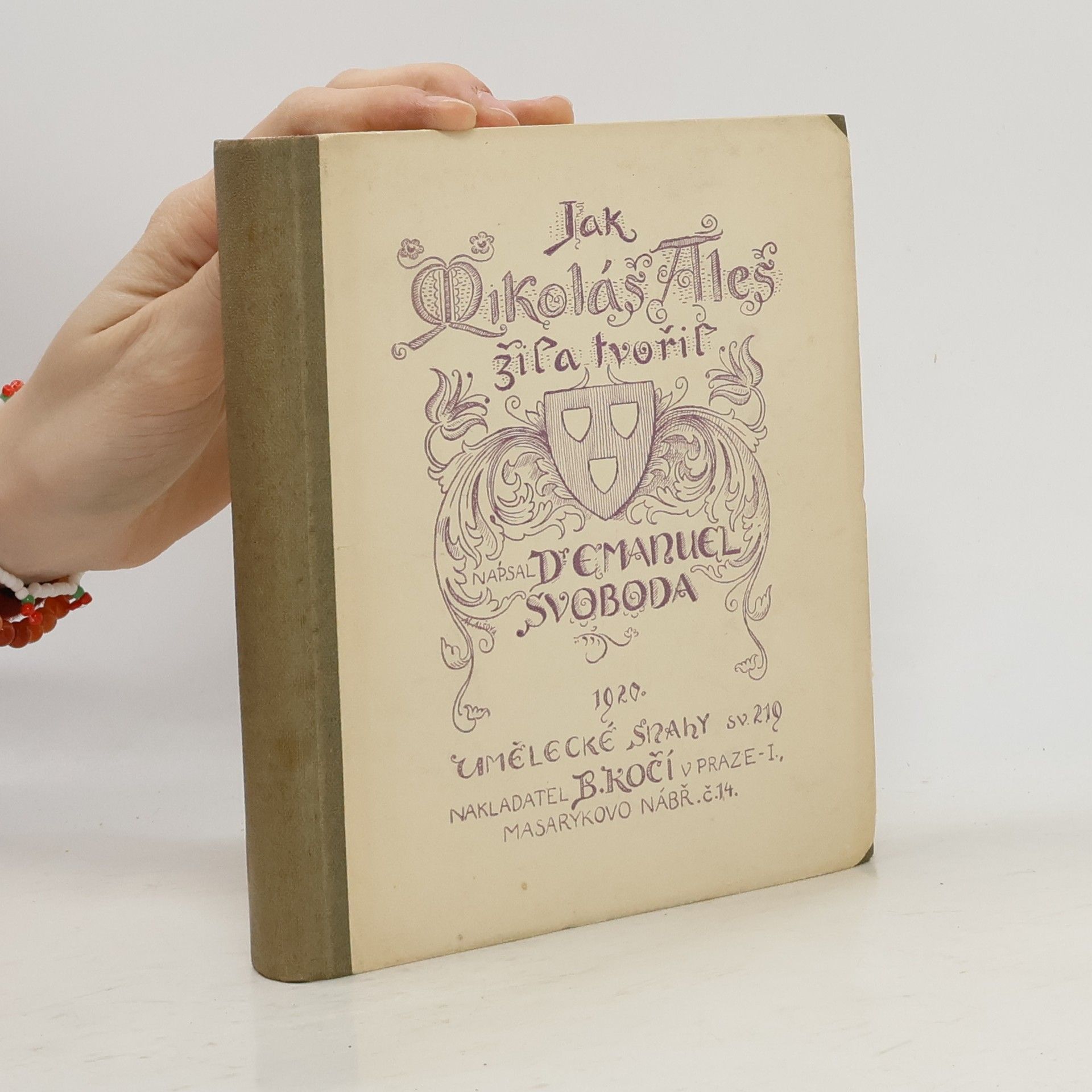 Emanuel Svoboda Jak Mikoláš Aleš žil a tvořil