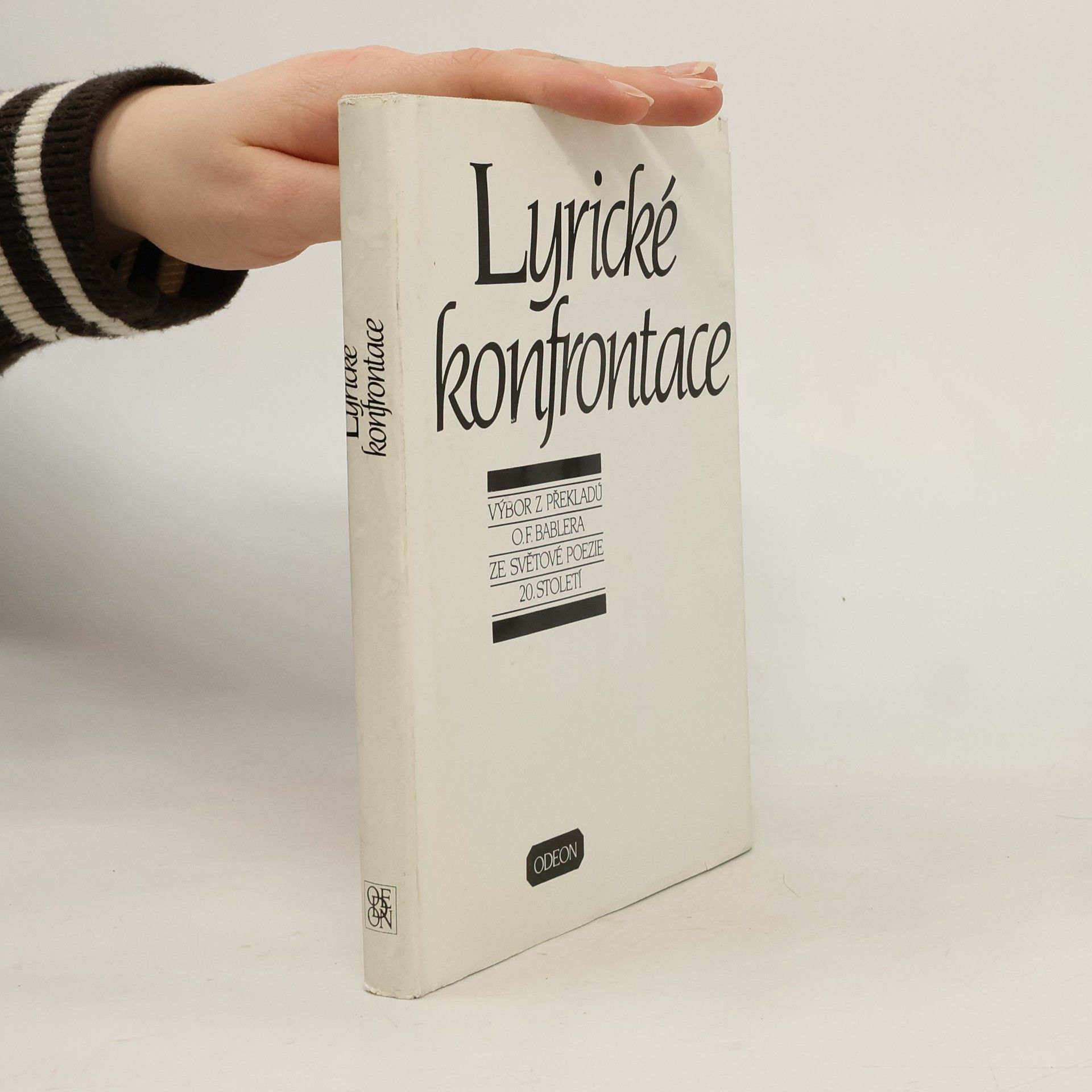 Josef Suchý Lyrické konfrontace: výbor z překladů O. F. Bablera ze světové poezie 20. století