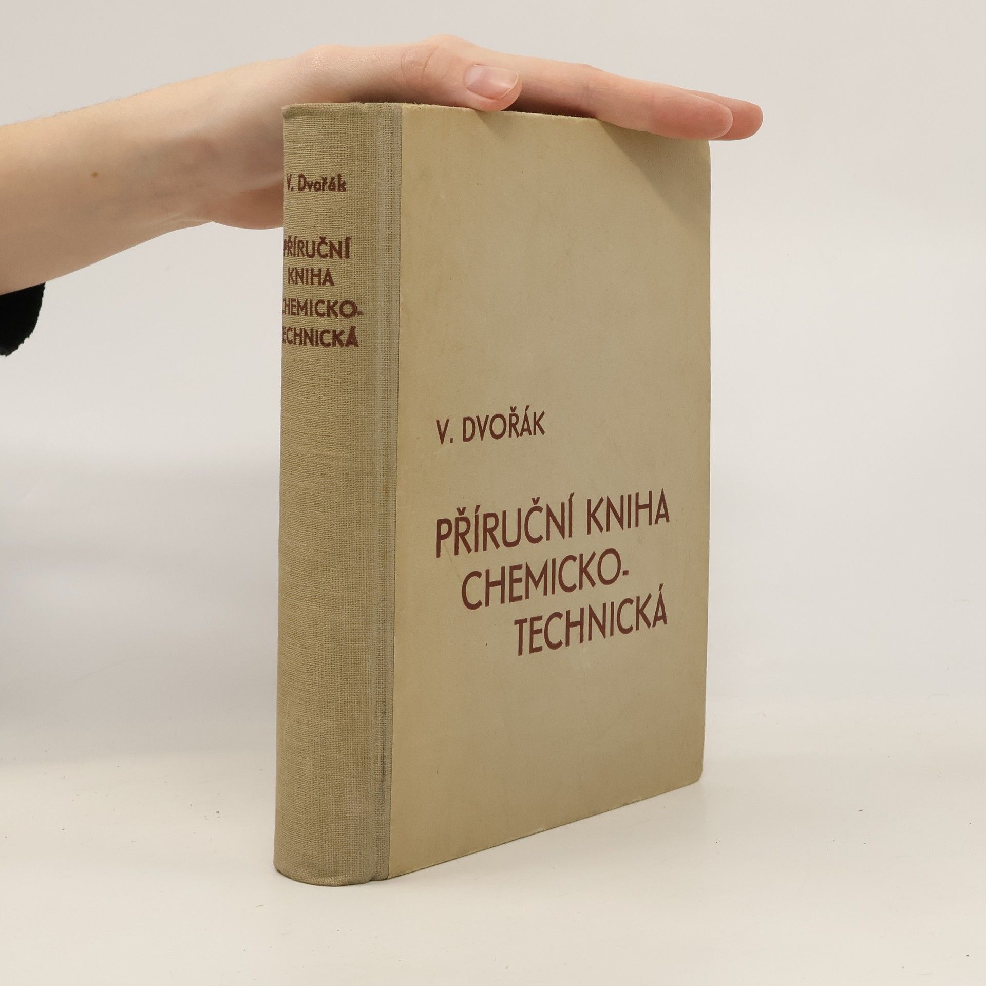 V. Dvořák Příruční kniha chemicko-technická