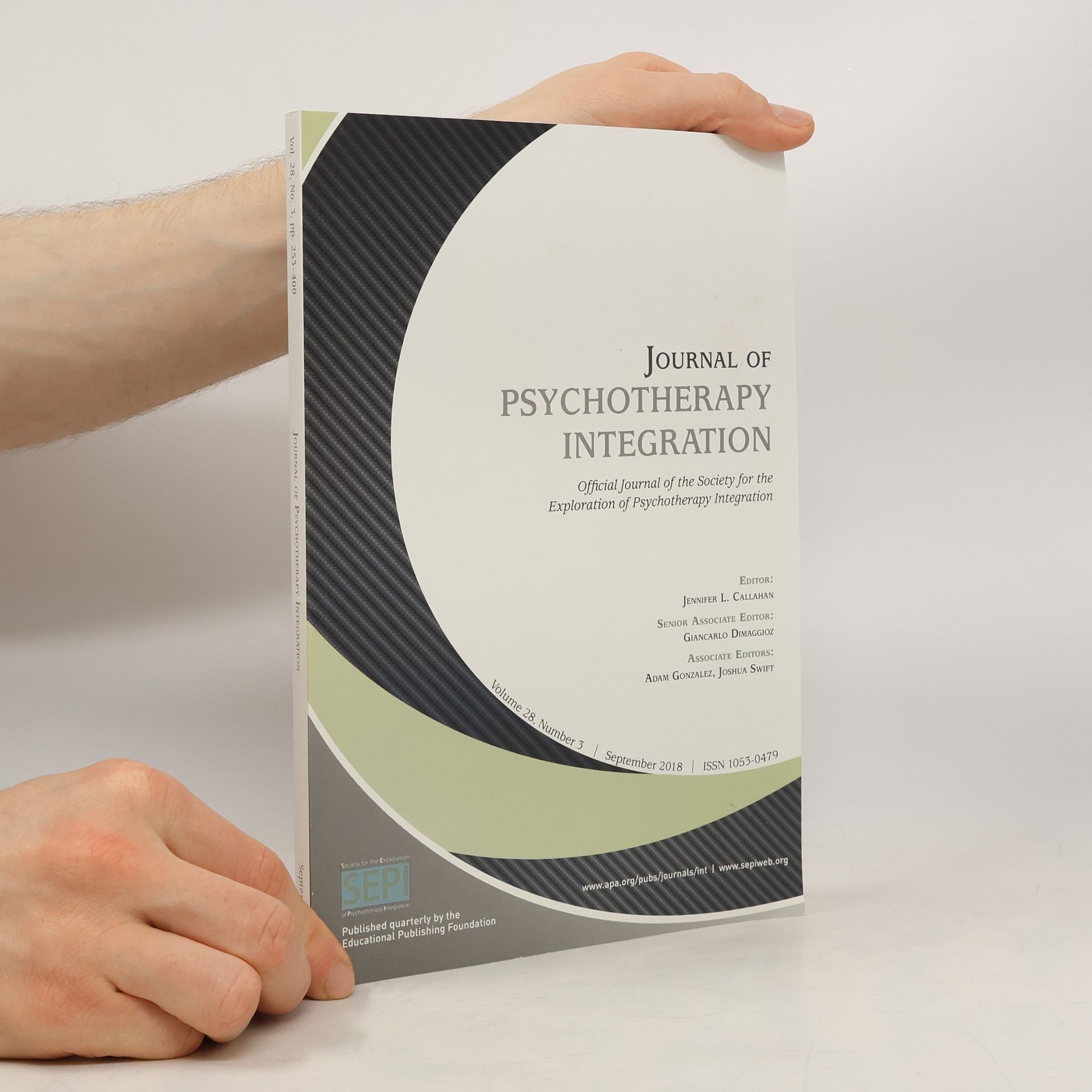 Jennifer L. Callahan Journal of Psychotherapy Integration (Vol. 28, No. 3, 2018)