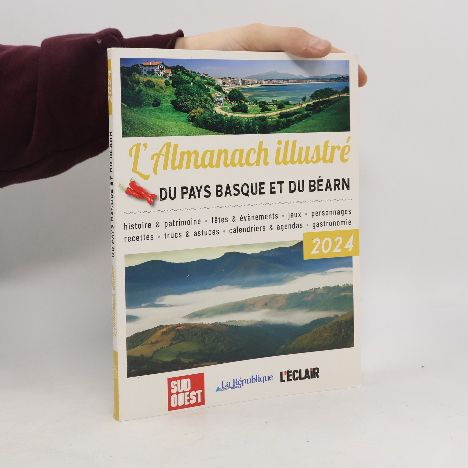 Collectif d'auteurs L'almanach illustré du Pays Basque et du Béarn 2024