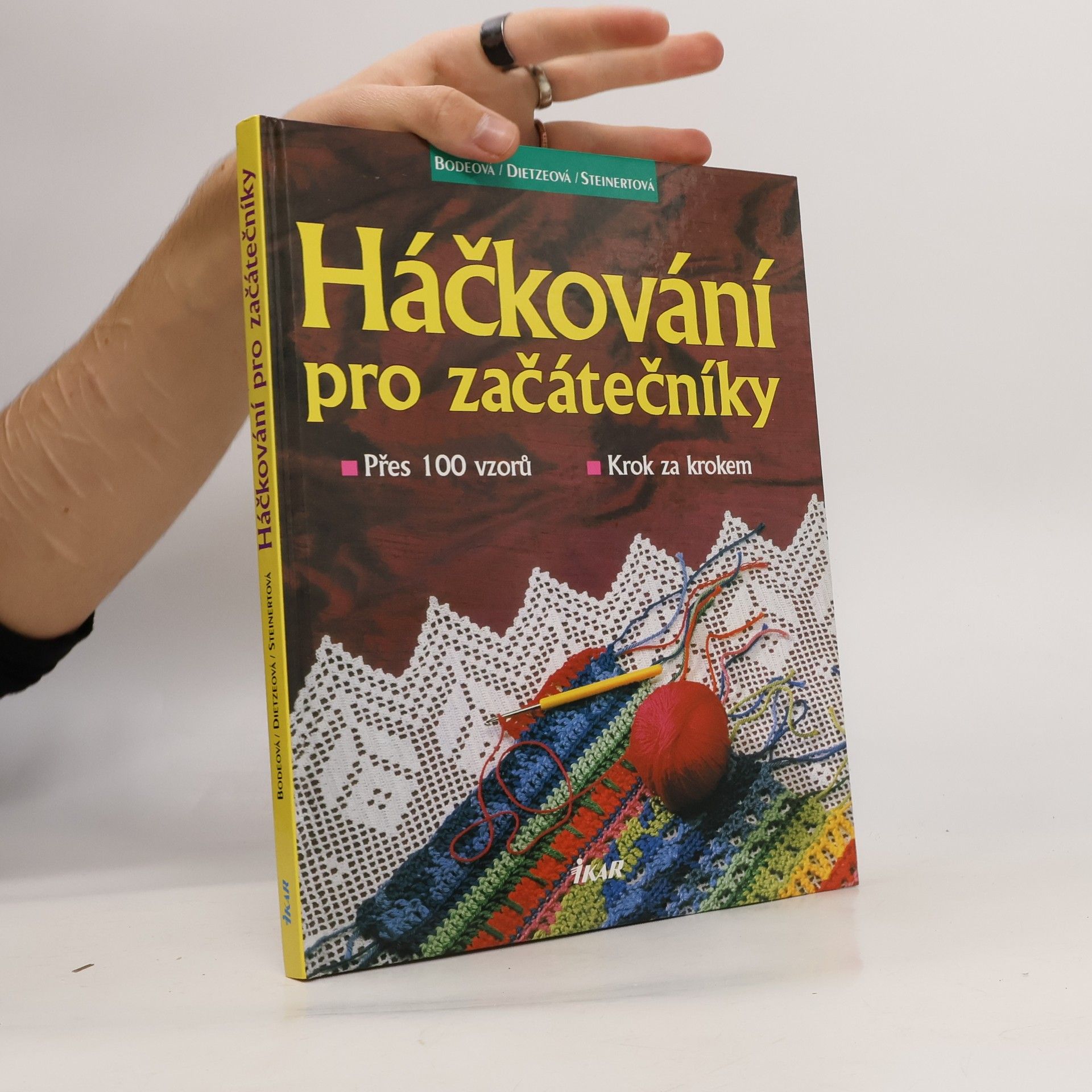Háčkování pro začátečníky : přes 100 vzorů : krok za krokem