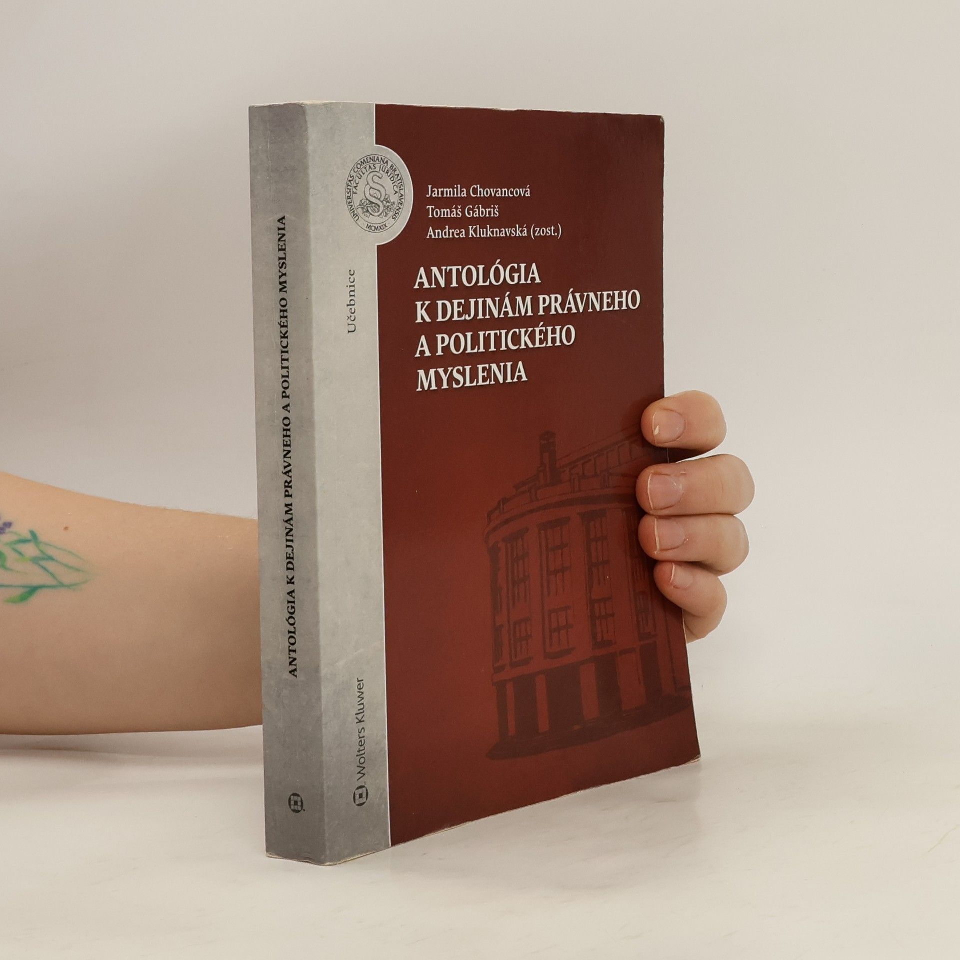 Jarmila Chovancová Antológia k dejinám právneho a politického myslenia