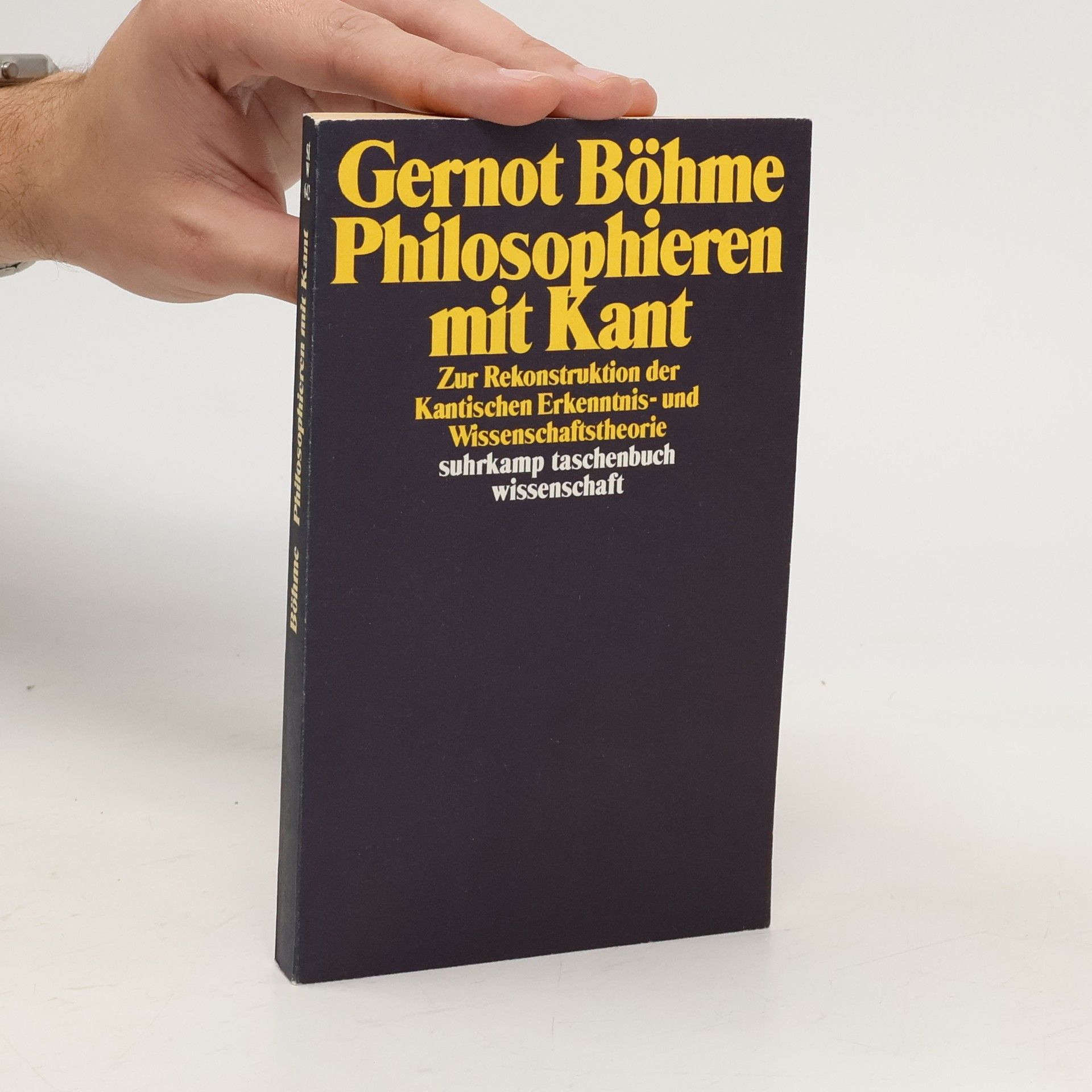 Gernot Böhme Philosophieren mit Kant