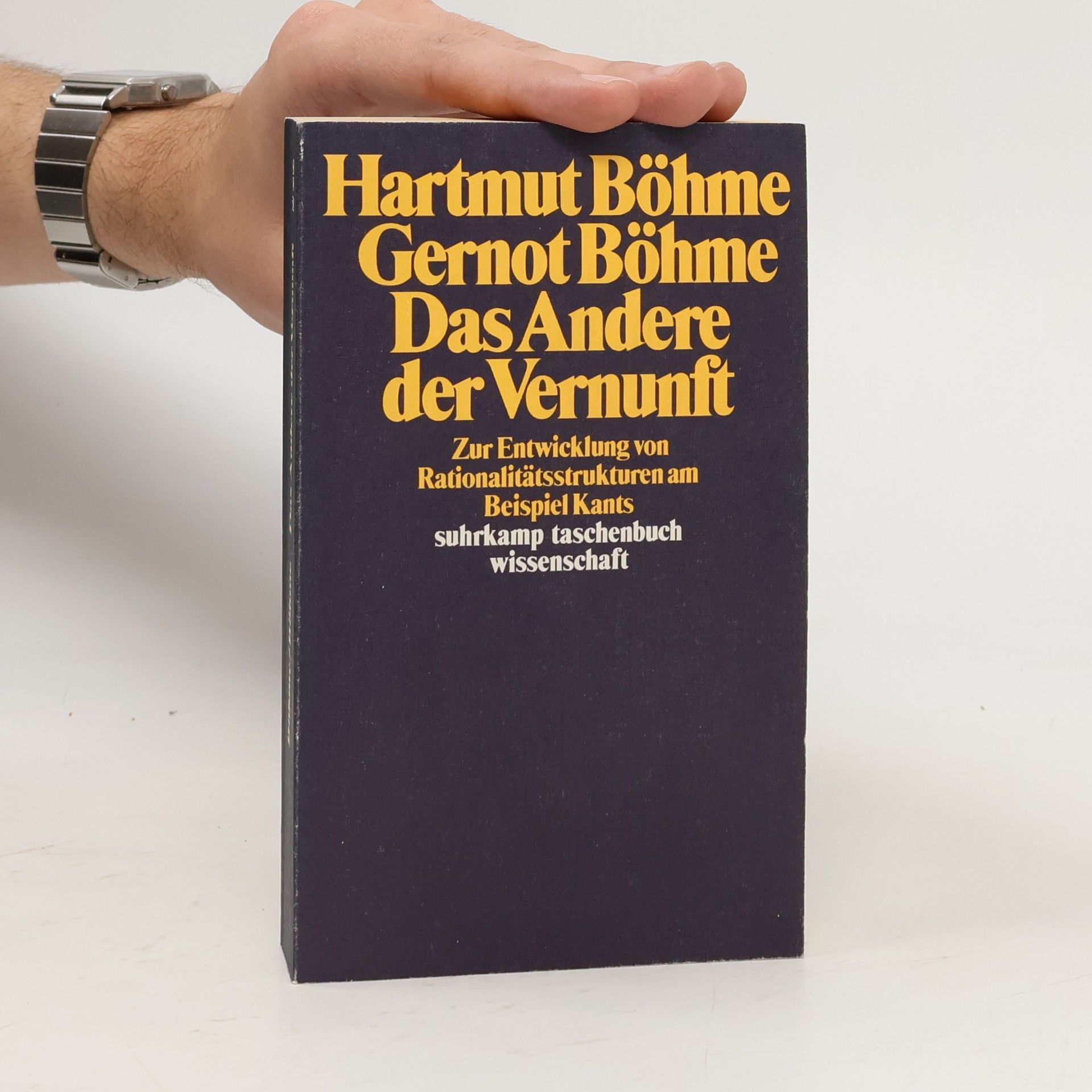 Hartmut Böhme Das Andere der Vernunft