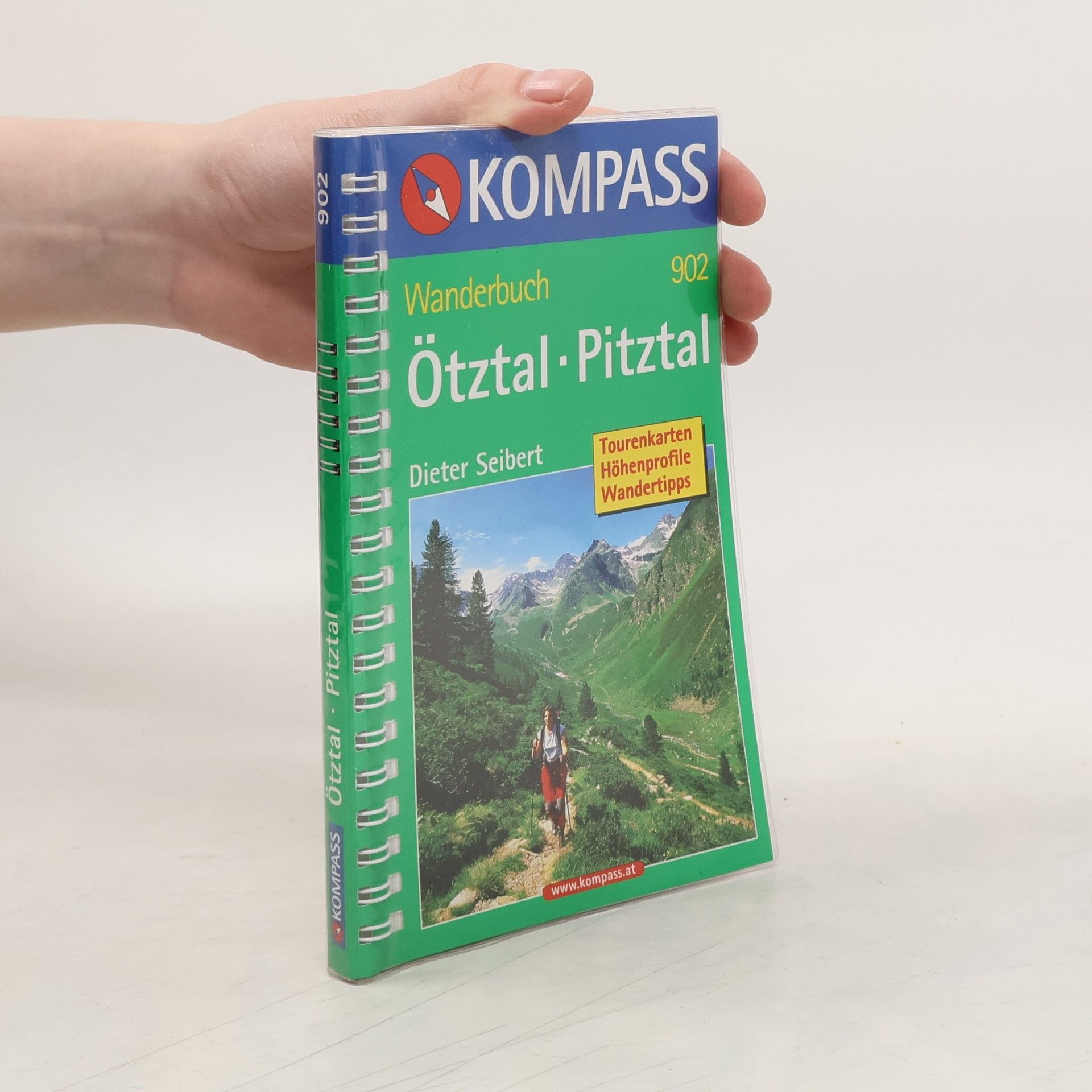 Dieter Seibert KOMPASS - 902: Ötztal und Pitztal. Wanderführer
