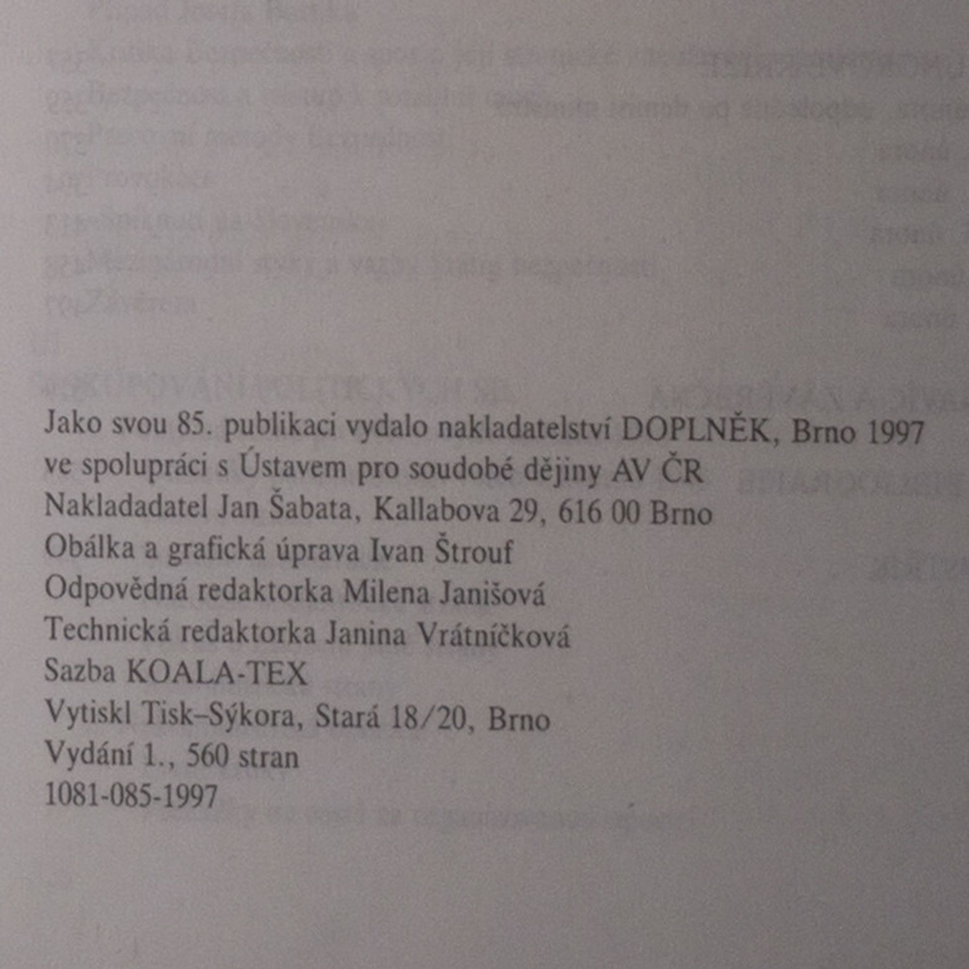 Karel Kaplan Pět kapitol o únoru