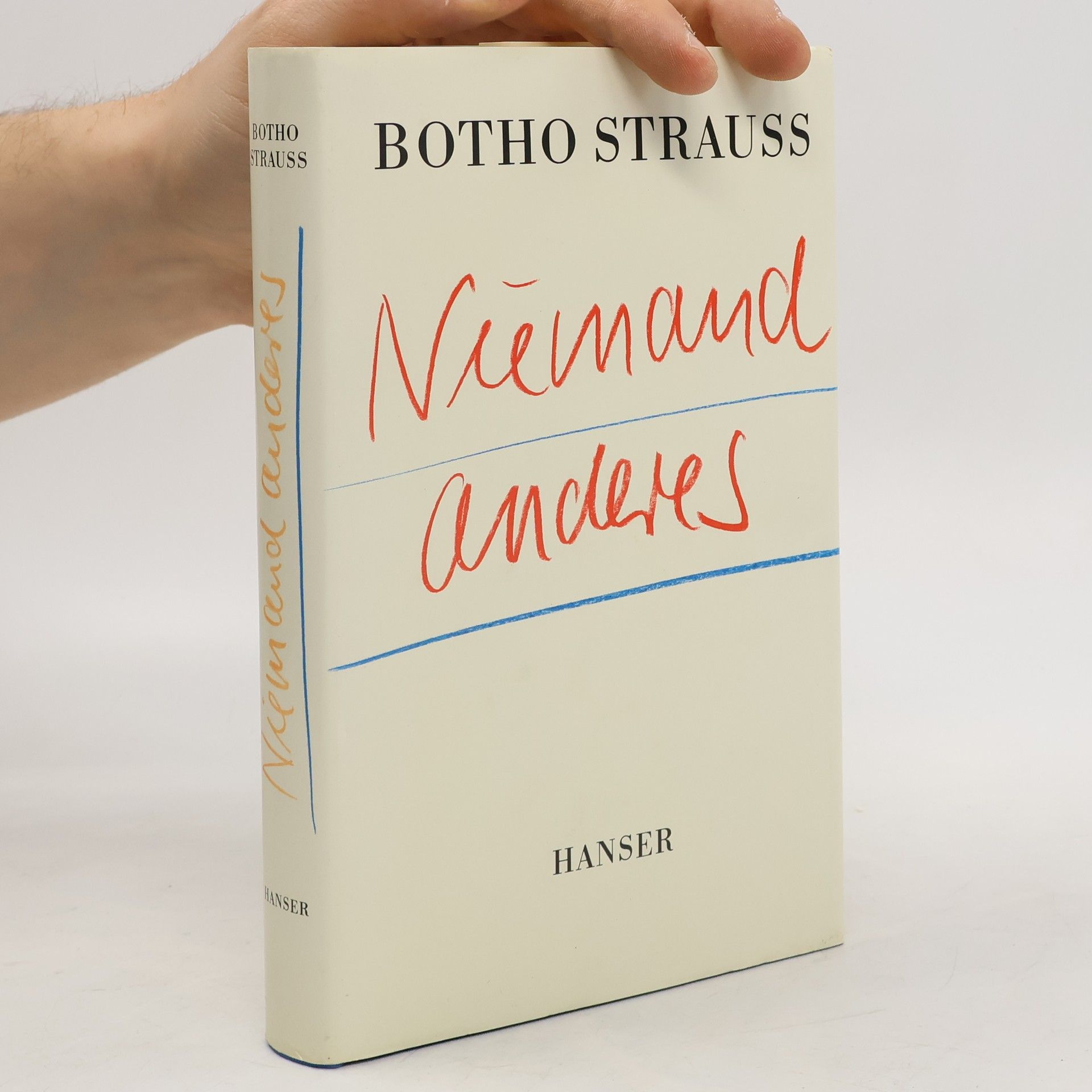 Botho Strauss Niemand anderes