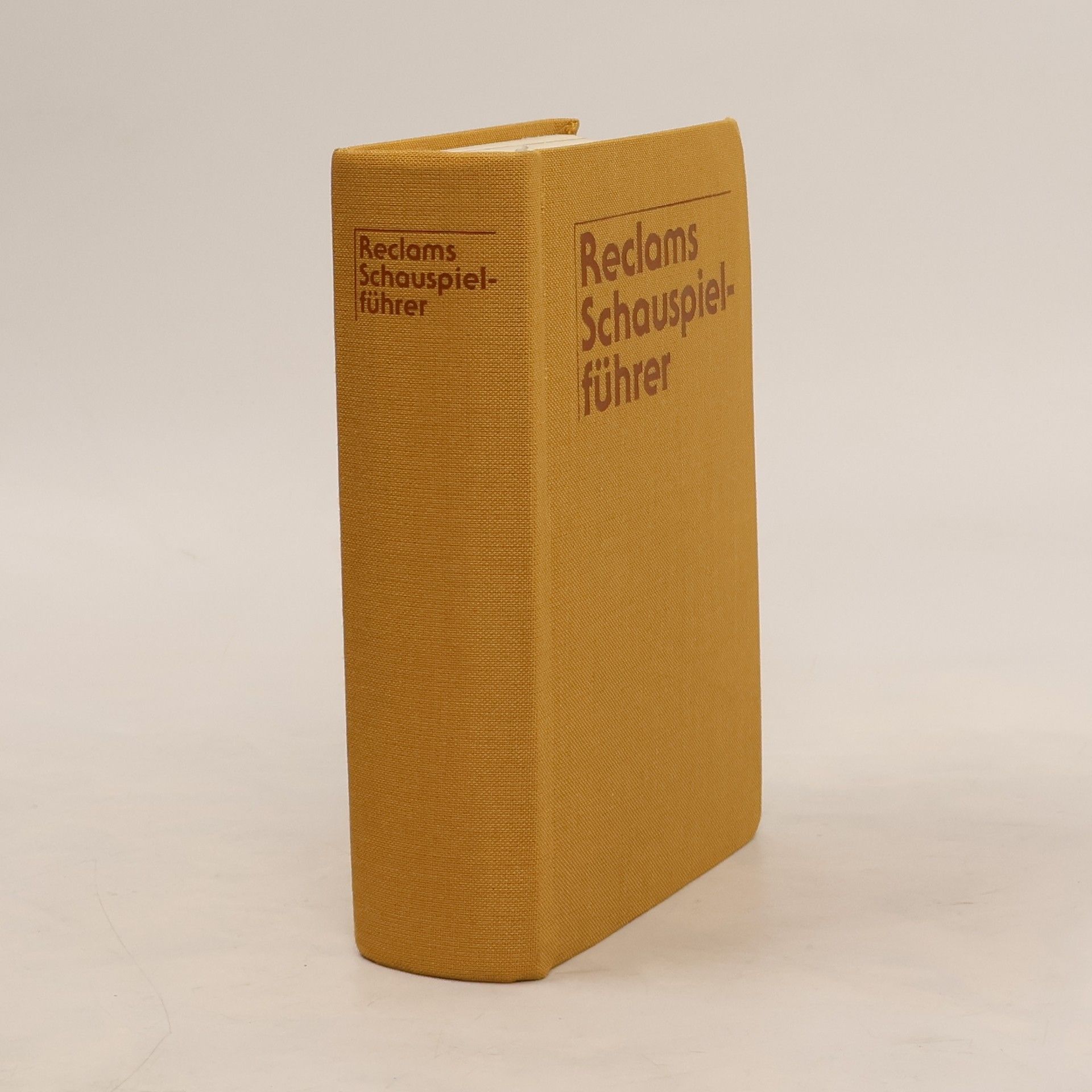 Siegfried Kienzle Reclams Schauspielführer