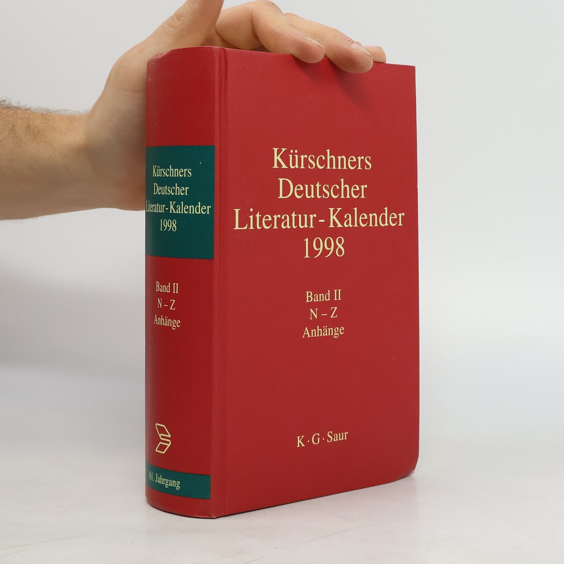 Kürschners Deutscher Literatur-Kalender 1998. Band II. N-Z