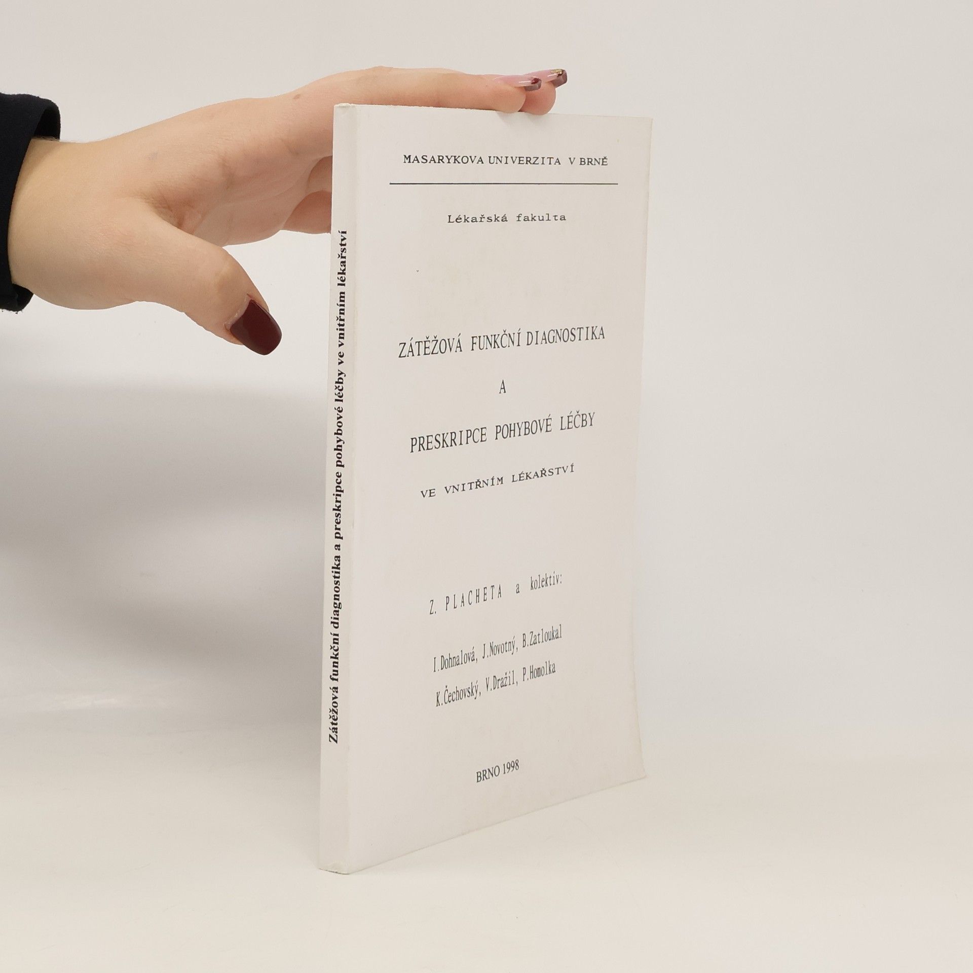 Auteurscollectief Zátěžová funkční diagnostika a preskripce pohybové léčby ve vnitřním lékařství
