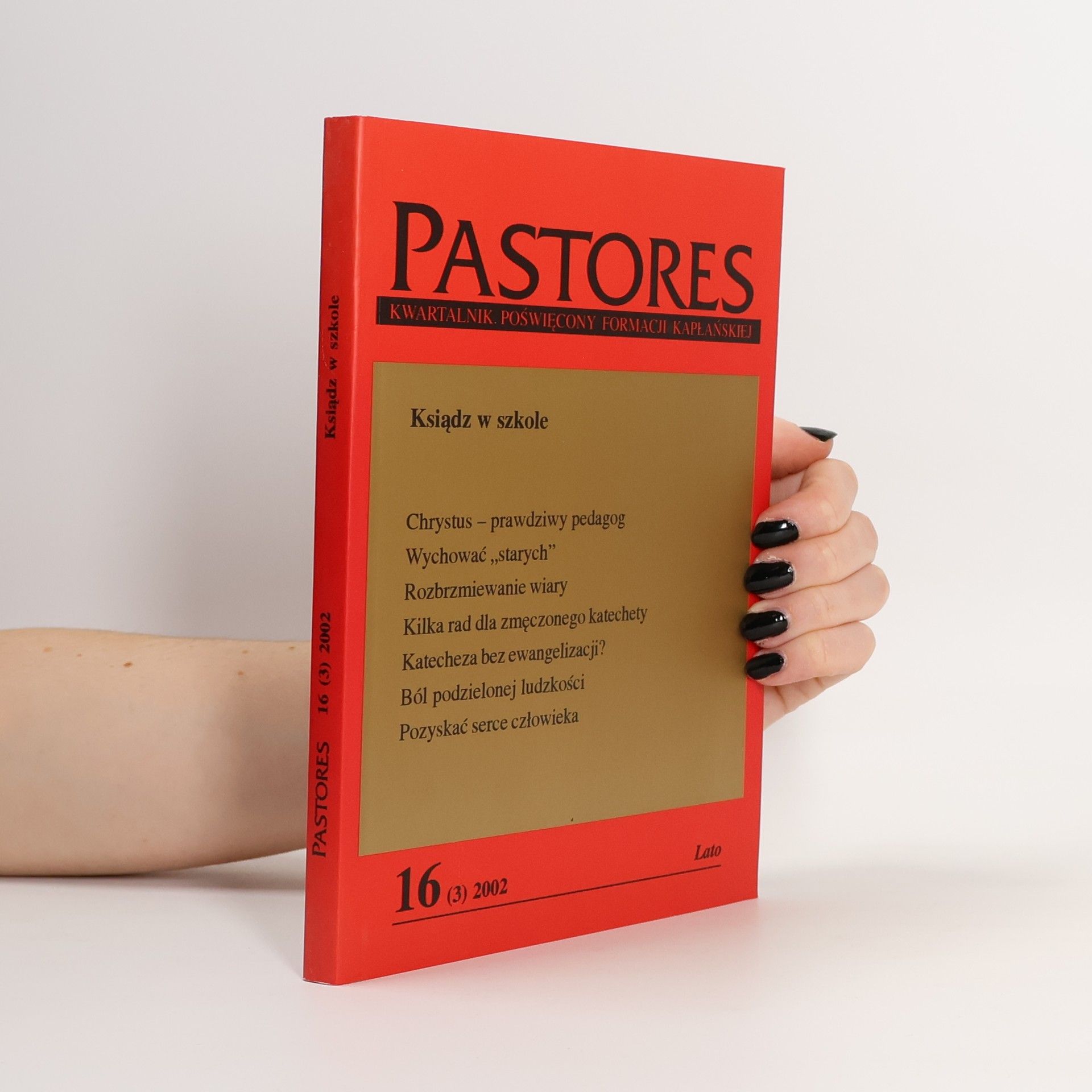 AA.VV. Pastores 16 (3) 2002. Ksiadz w szkole